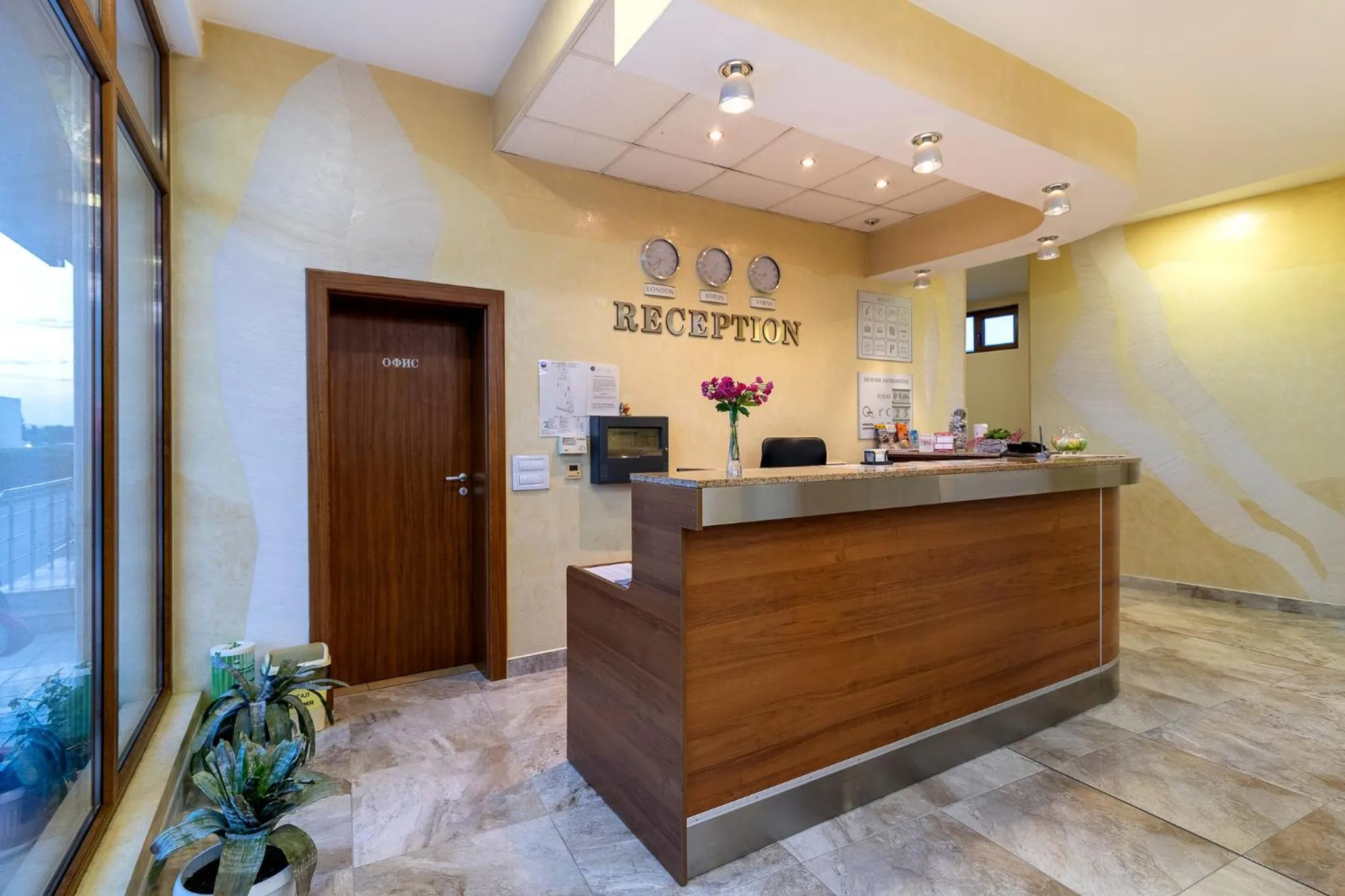 Lobby or reception in Adamo Hotel