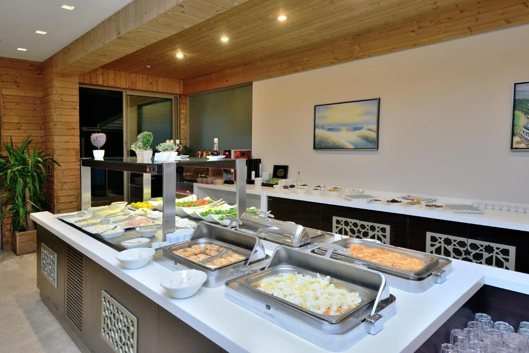 Buffet breakfast in Lugga Boutique Hotel & Beach