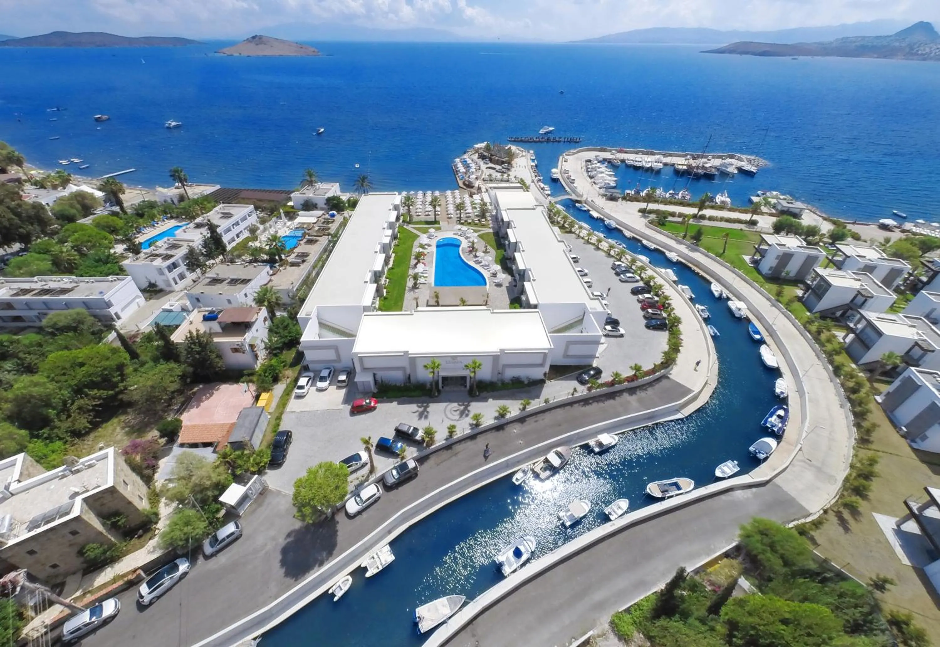 Bird's eye view in Lugga Boutique Hotel & Beach