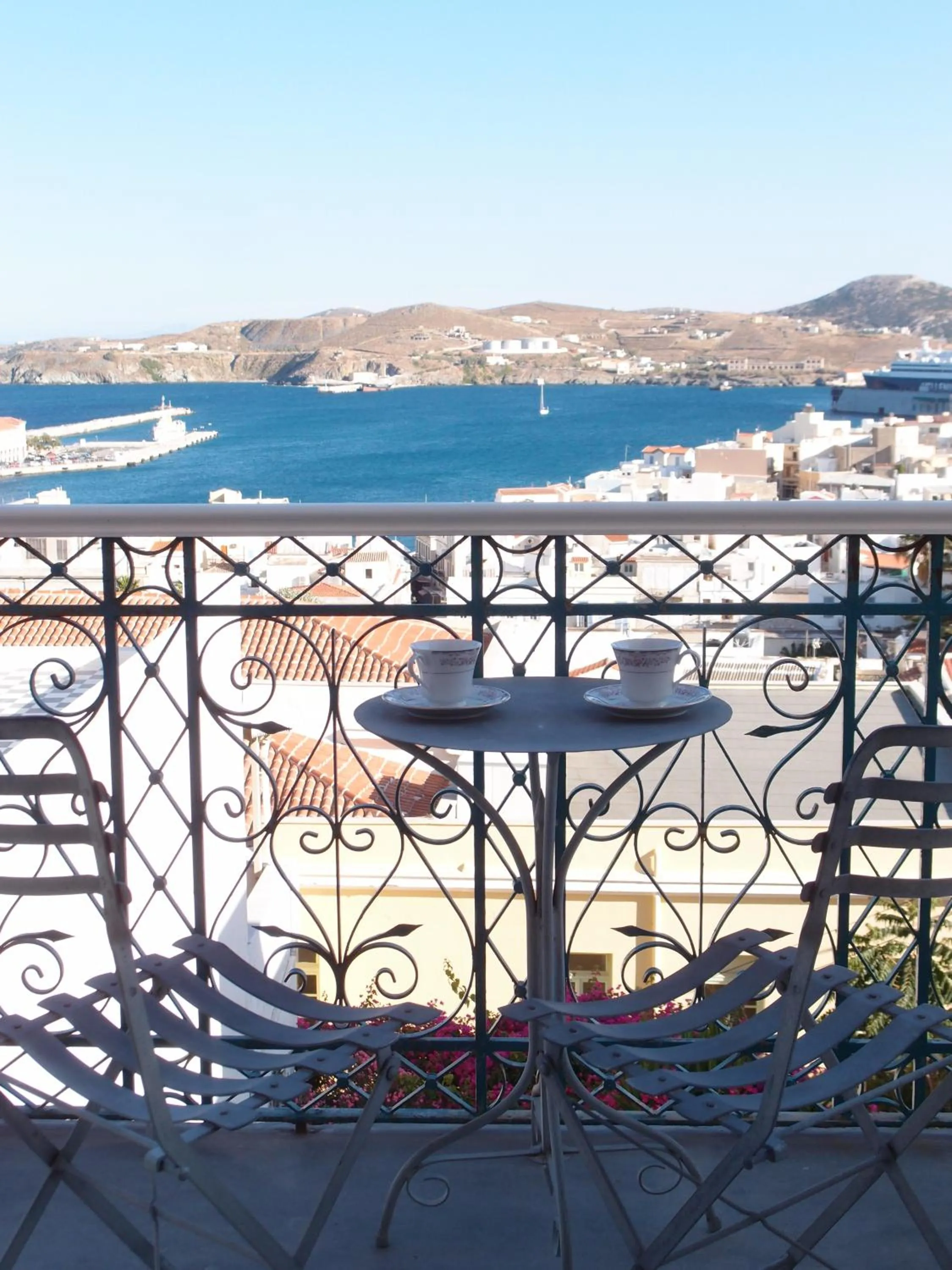Balcony/Terrace in Villa Maria-Syros