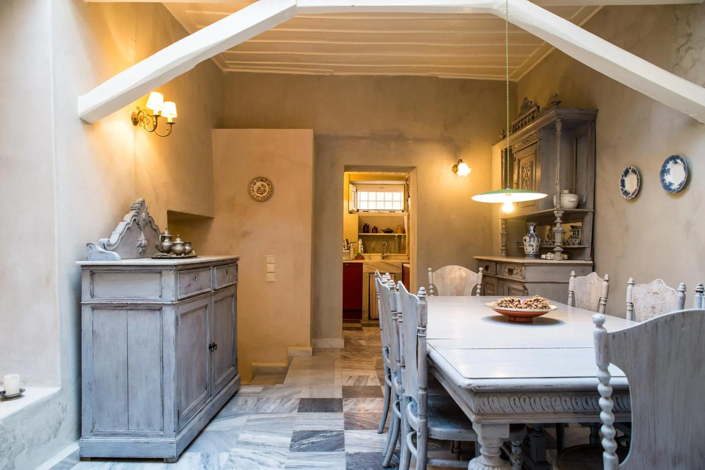 Dining area in Villa Maria-Syros