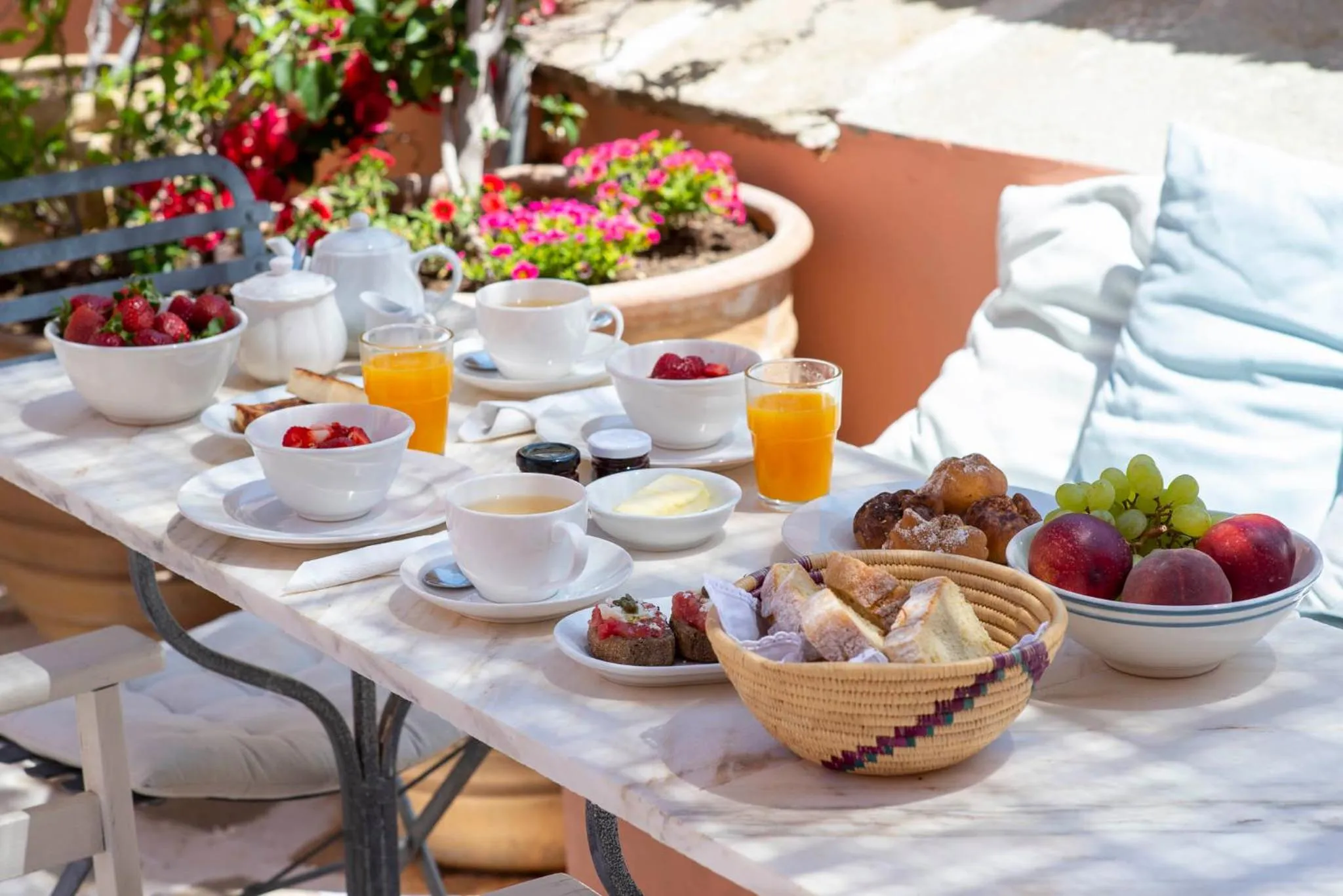 Breakfast in Villa Maria-Syros