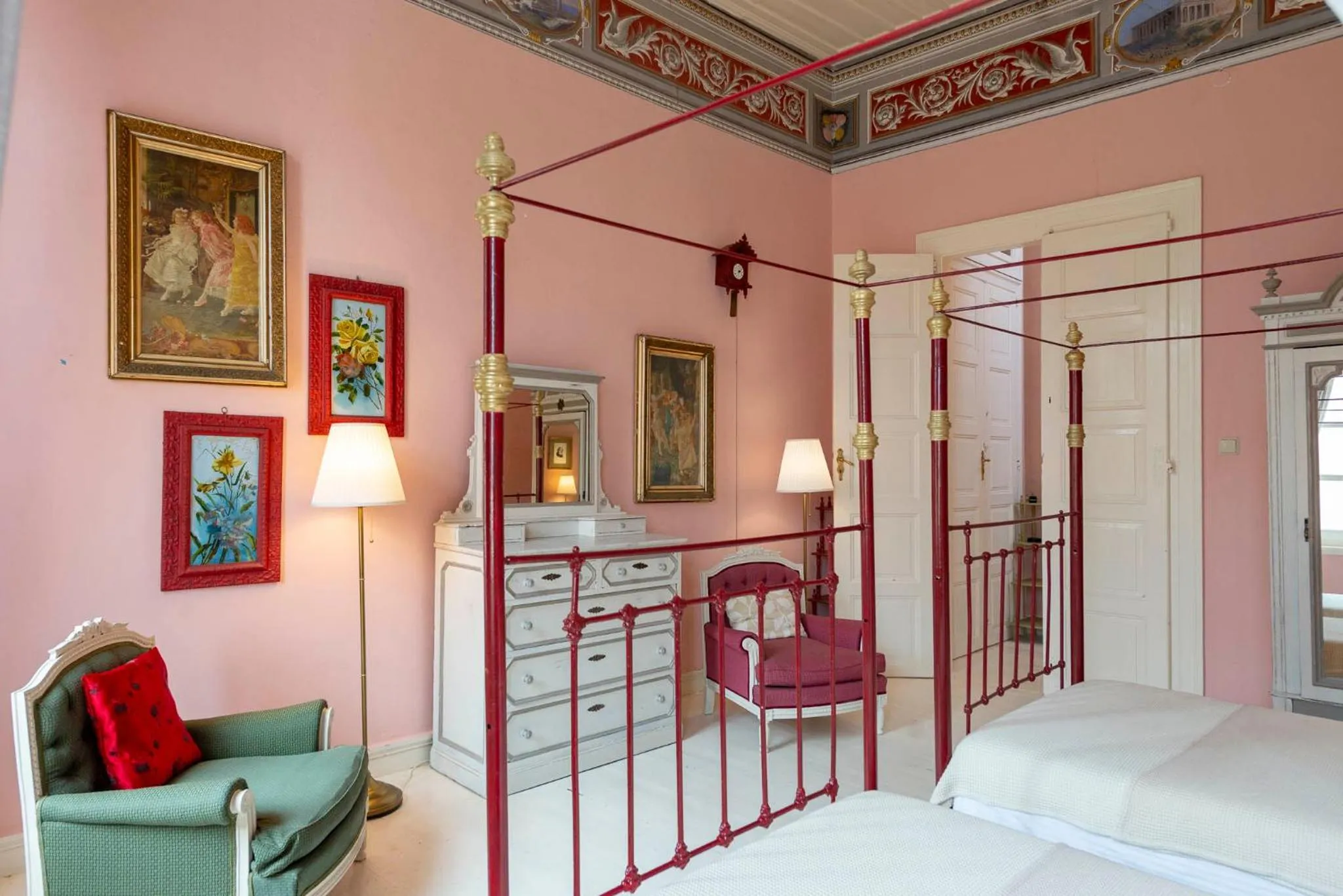 Seating area in Villa Maria-Syros