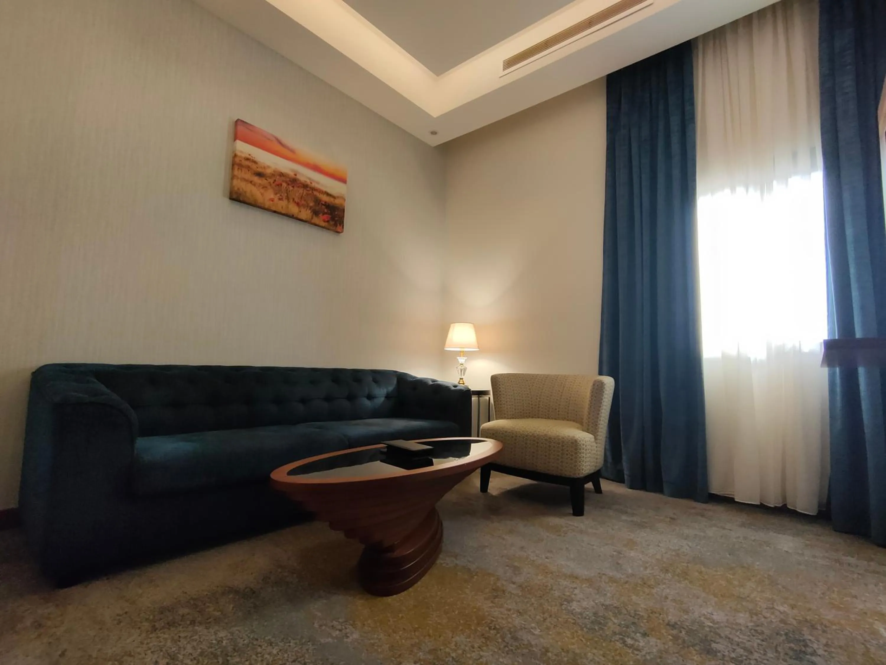 Seating area in Eva Hotel