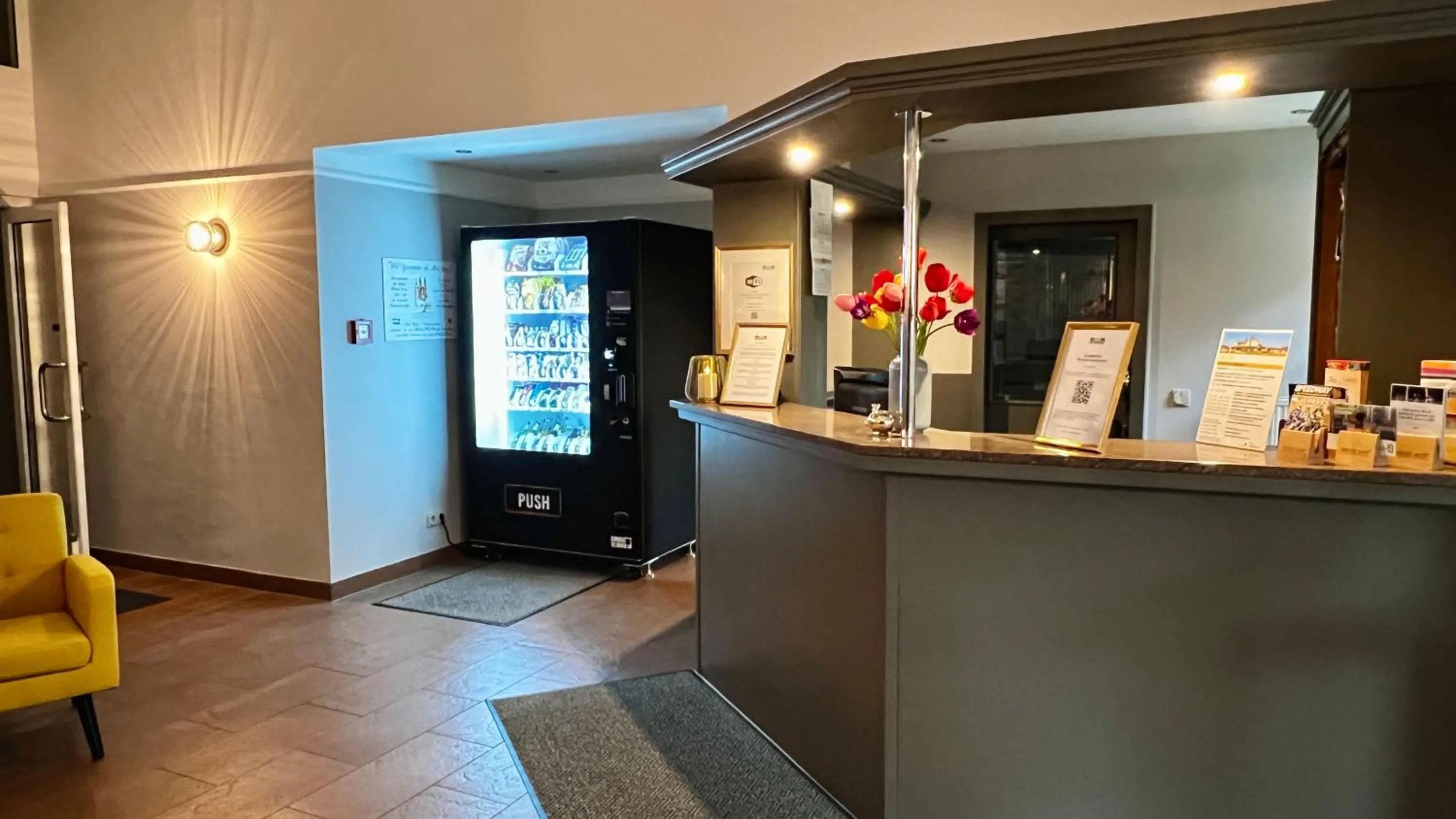 Lobby or reception in Hotel Siebeneichen