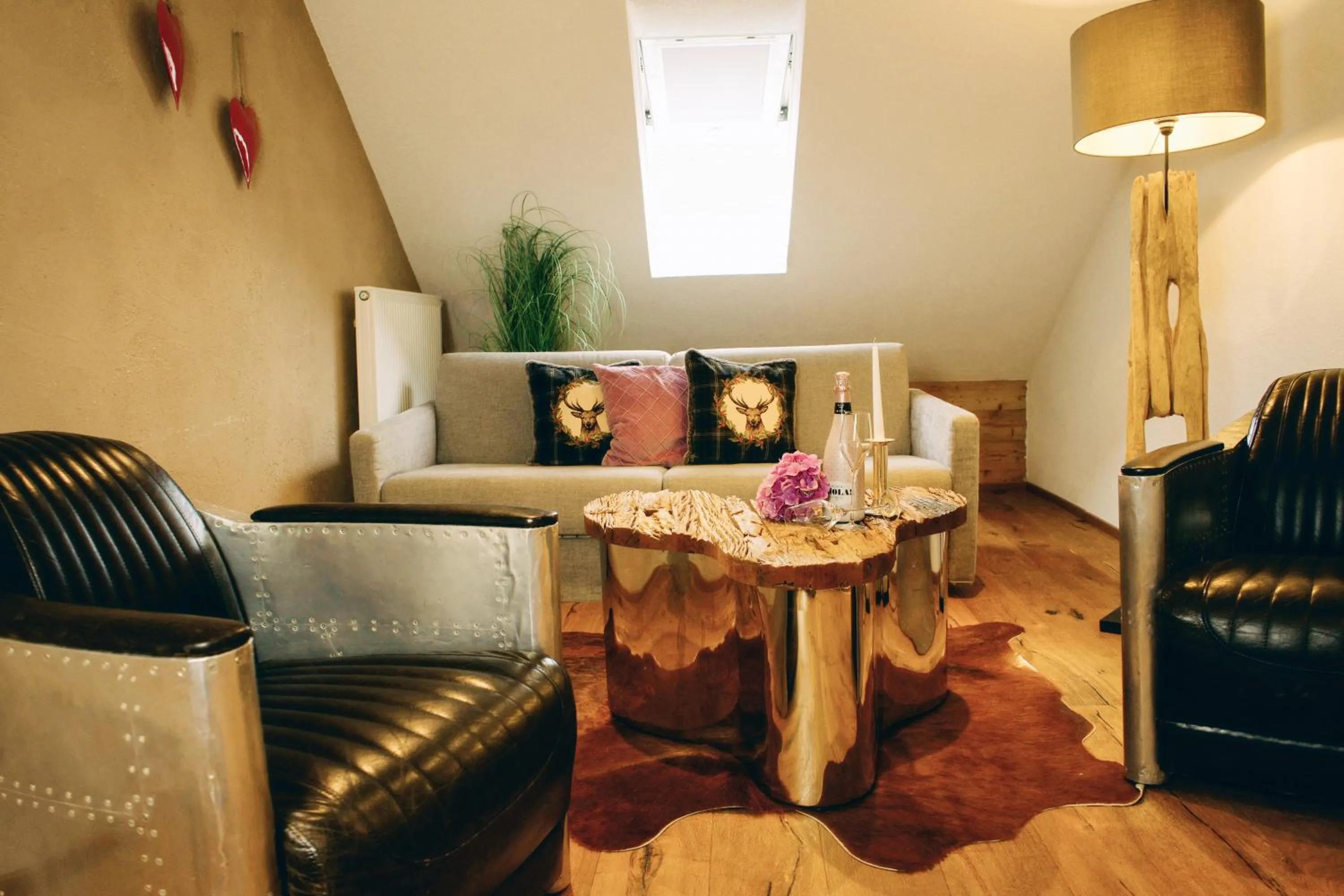 Living room in Mäsers Allgäuherz