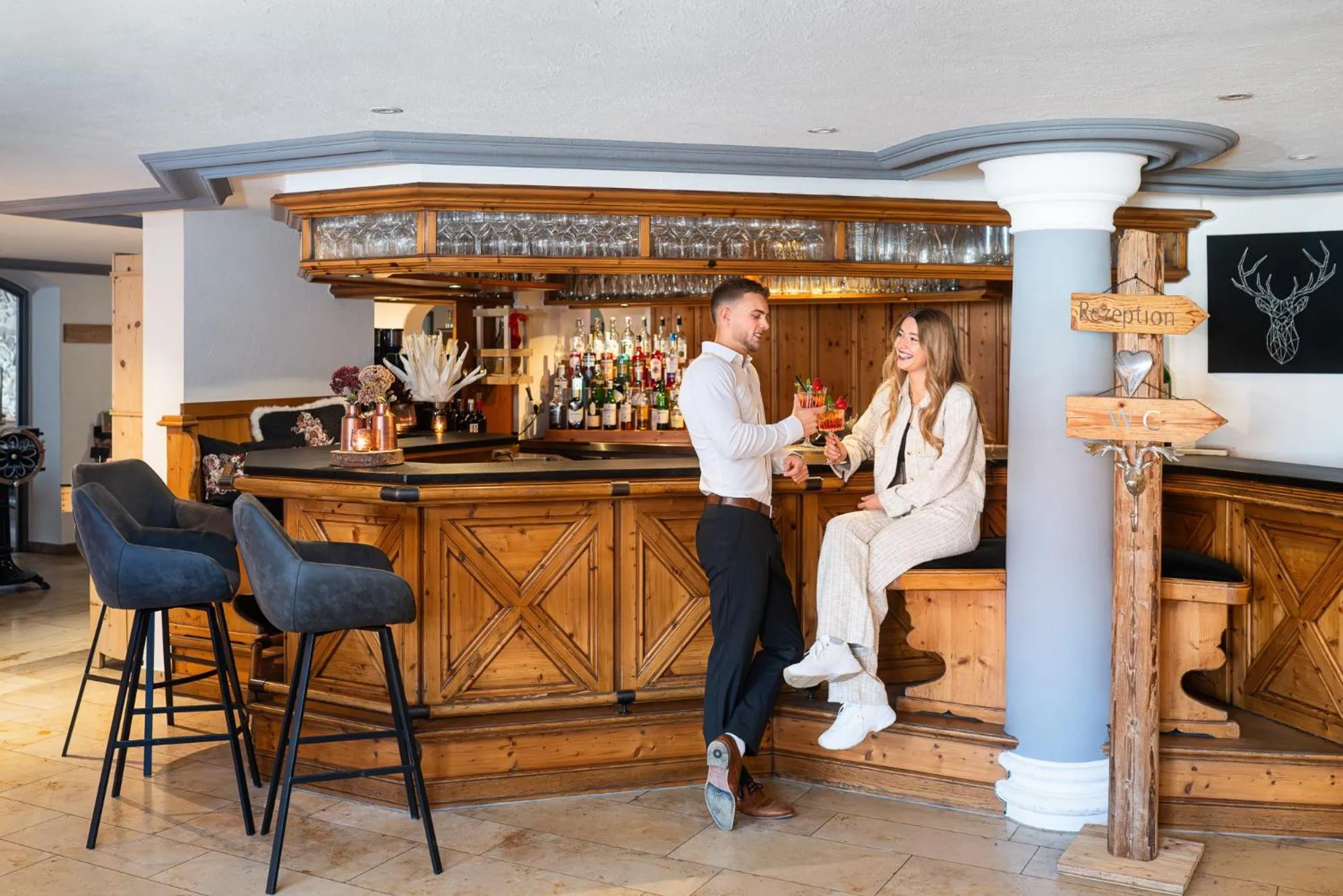 Lounge or bar in Mäsers Allgäuherz