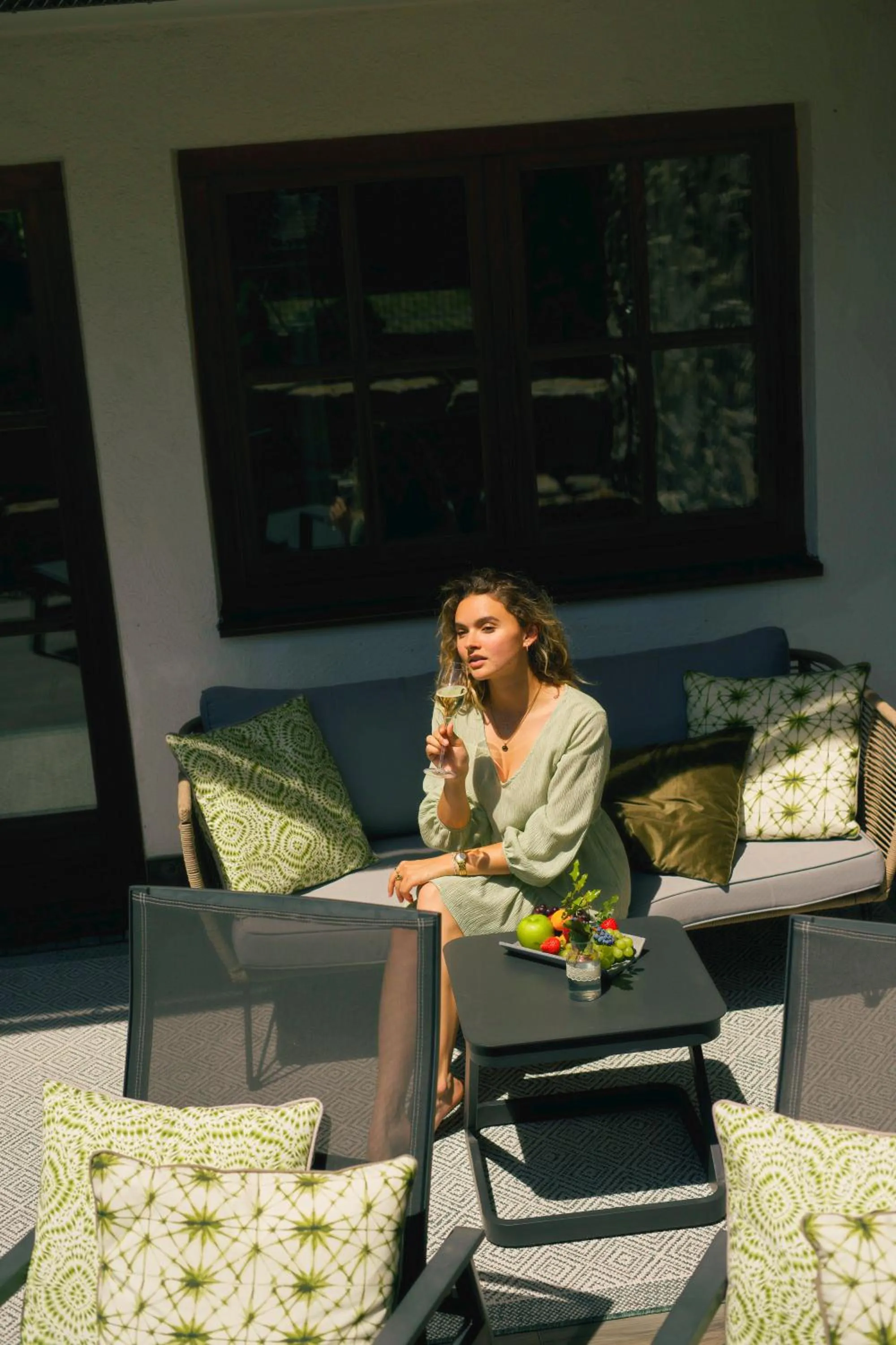 Seating area in Mäsers Allgäuherz