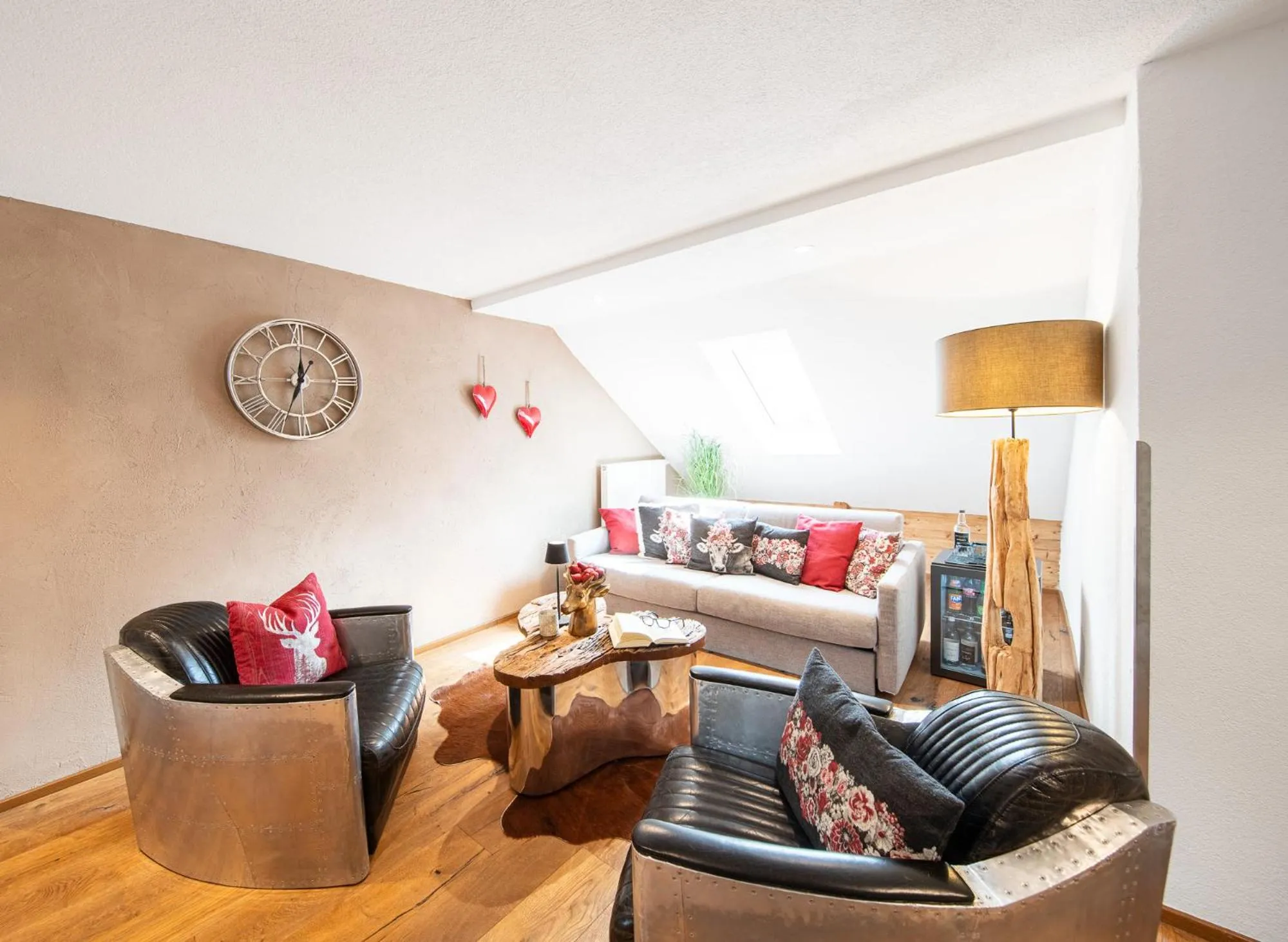 Living room in Mäsers Allgäuherz