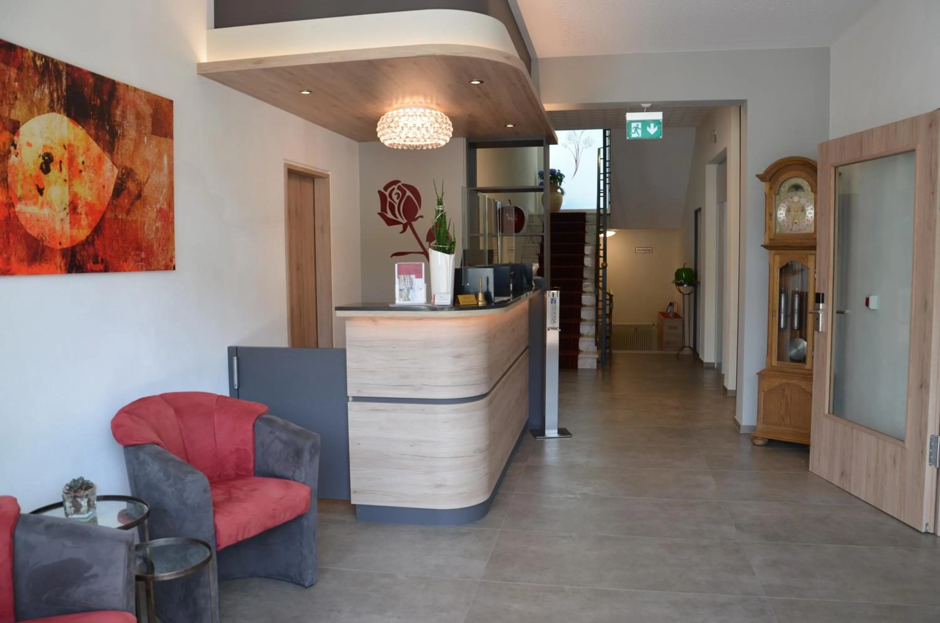 Lobby or reception in Flair Hotel am Rosenhügel - Garni