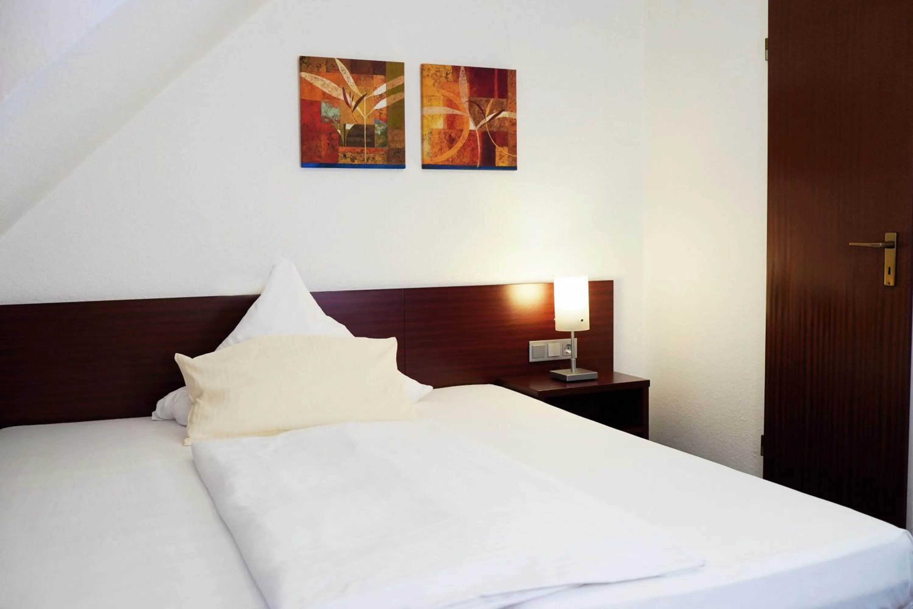 Bedroom, Bed in Haus Sparkuhl Hotel Garni