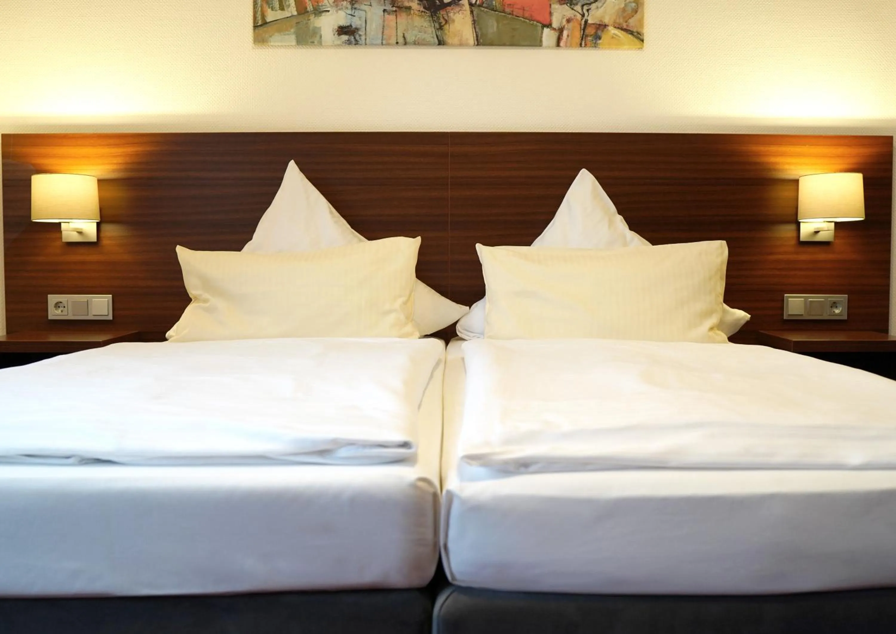 Bed in Haus Sparkuhl Hotel Garni