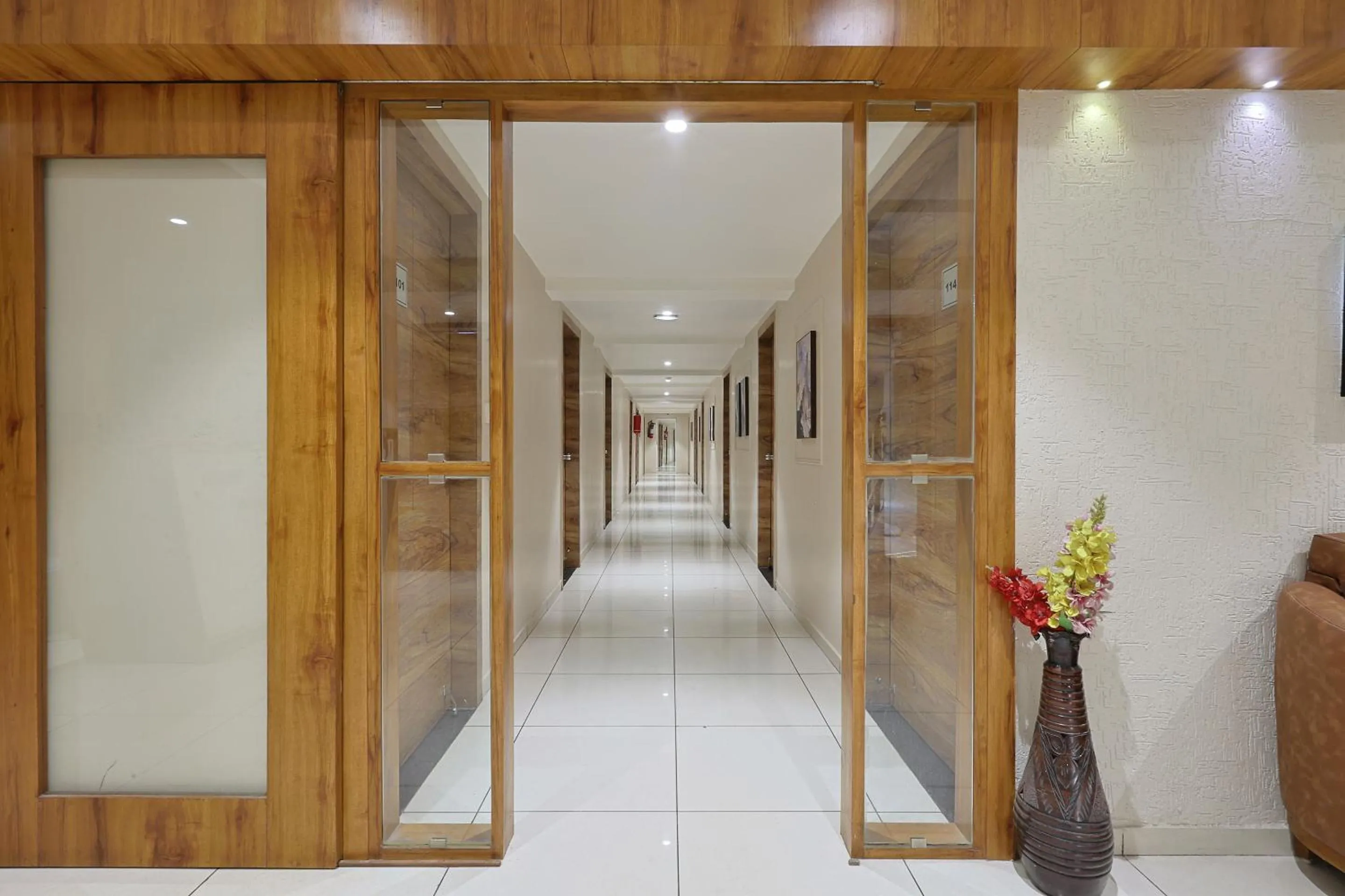 Facade/entrance in HOTEL SHALIGRAM