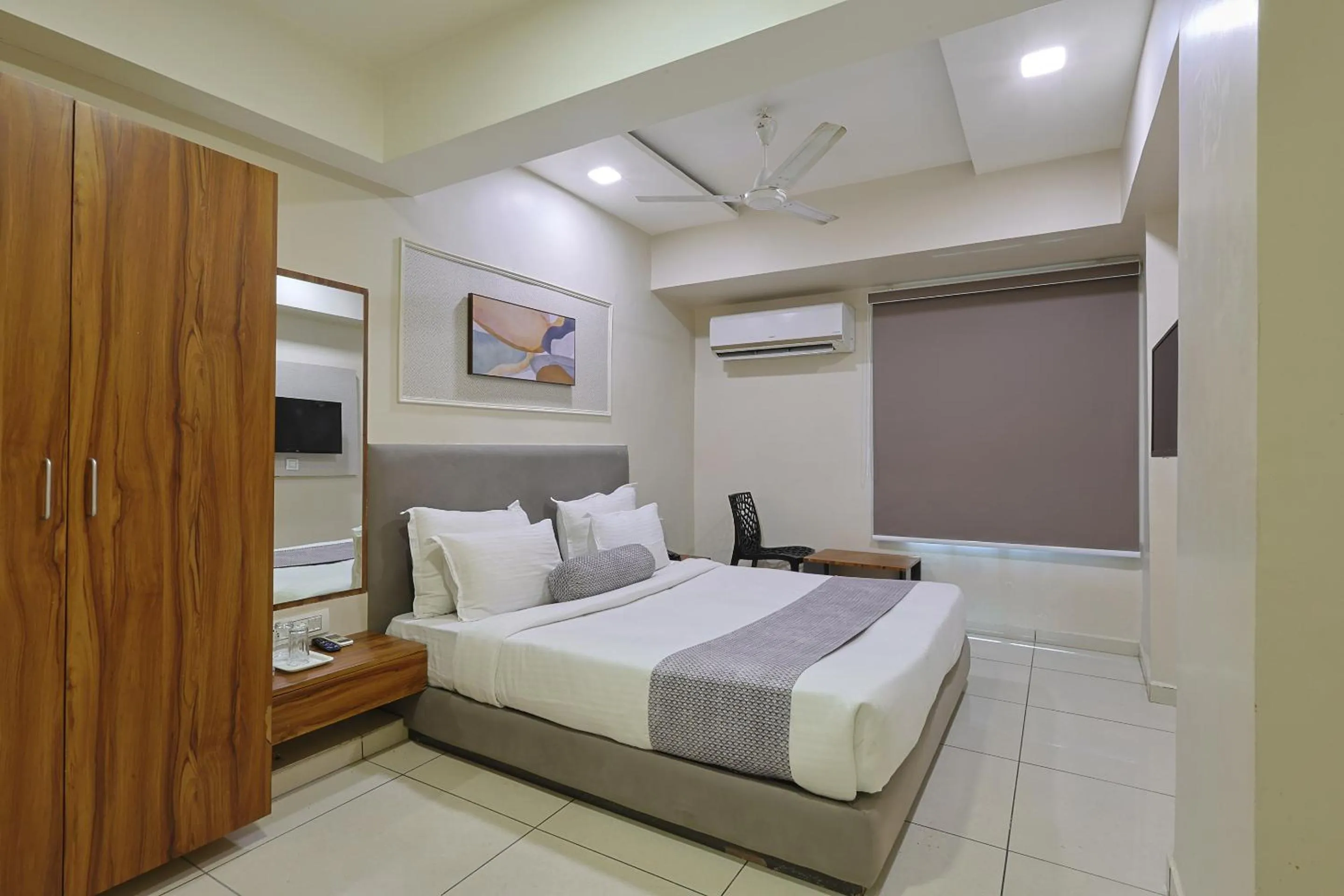 Photo of the whole room, Bed in HOTEL SHALIGRAM