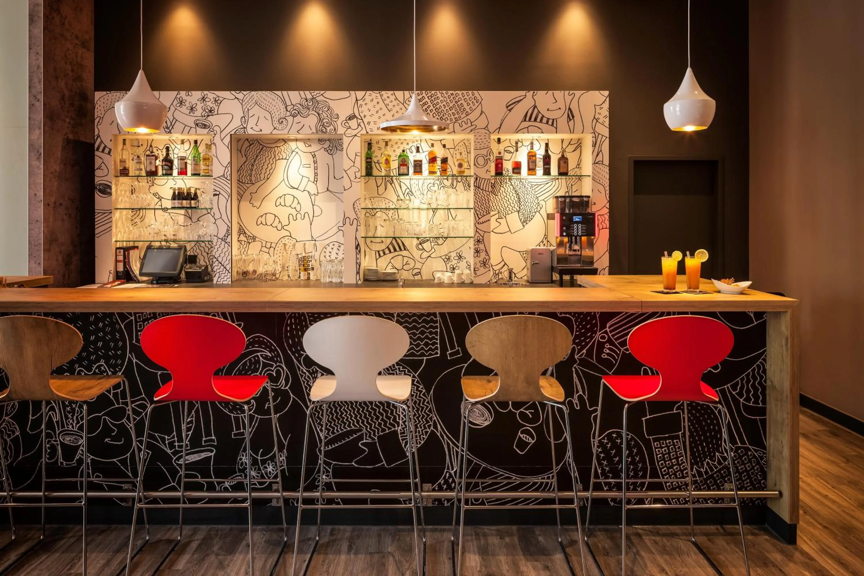 Lounge or bar in ibis Hotel Berlin Spandau