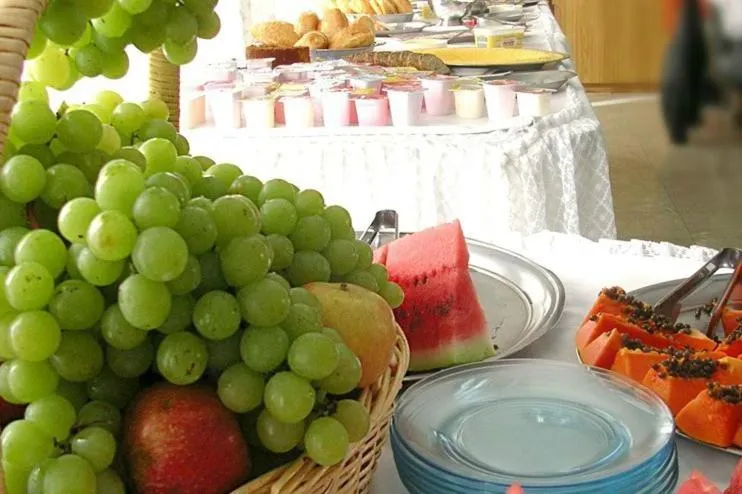 American breakfast in Big Executive Hotel