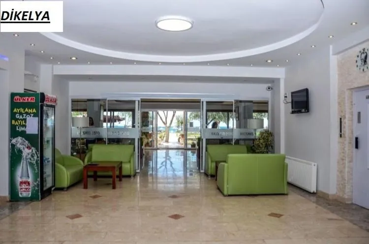 Text overlay in Dikelya Hotel