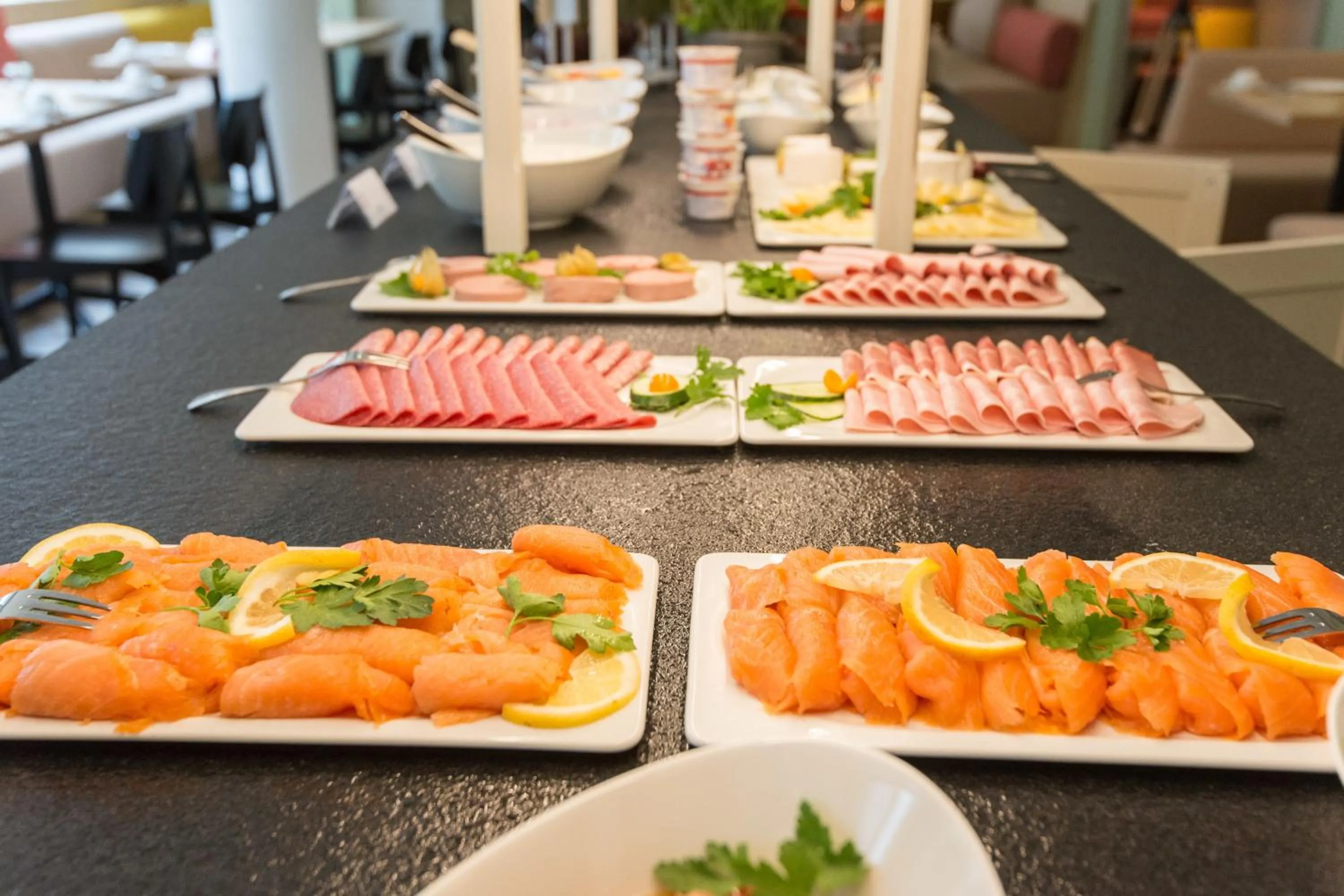 Buffet breakfast in Hotel Stella Maris