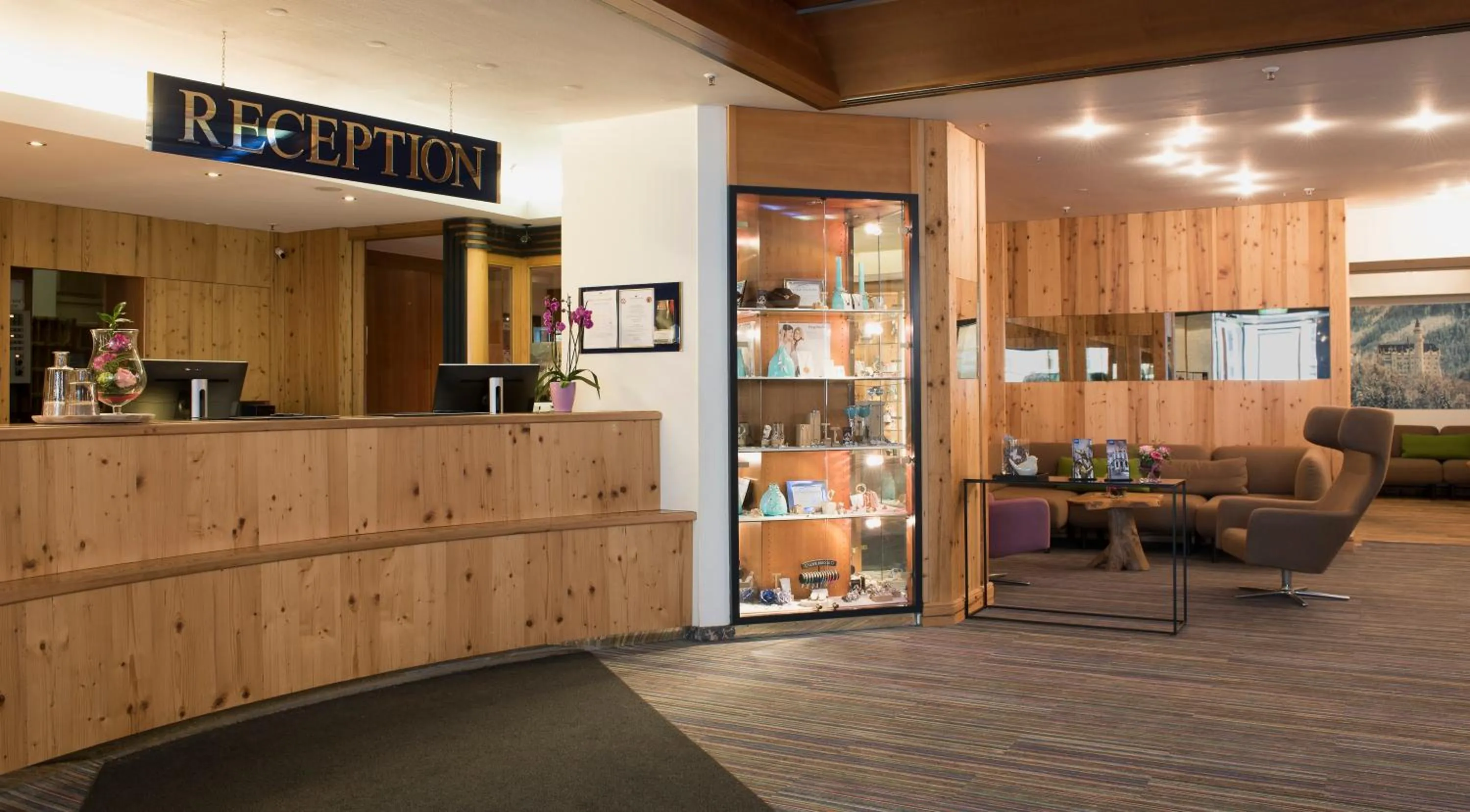 Lobby or reception in Luitpoldpark-Hotel