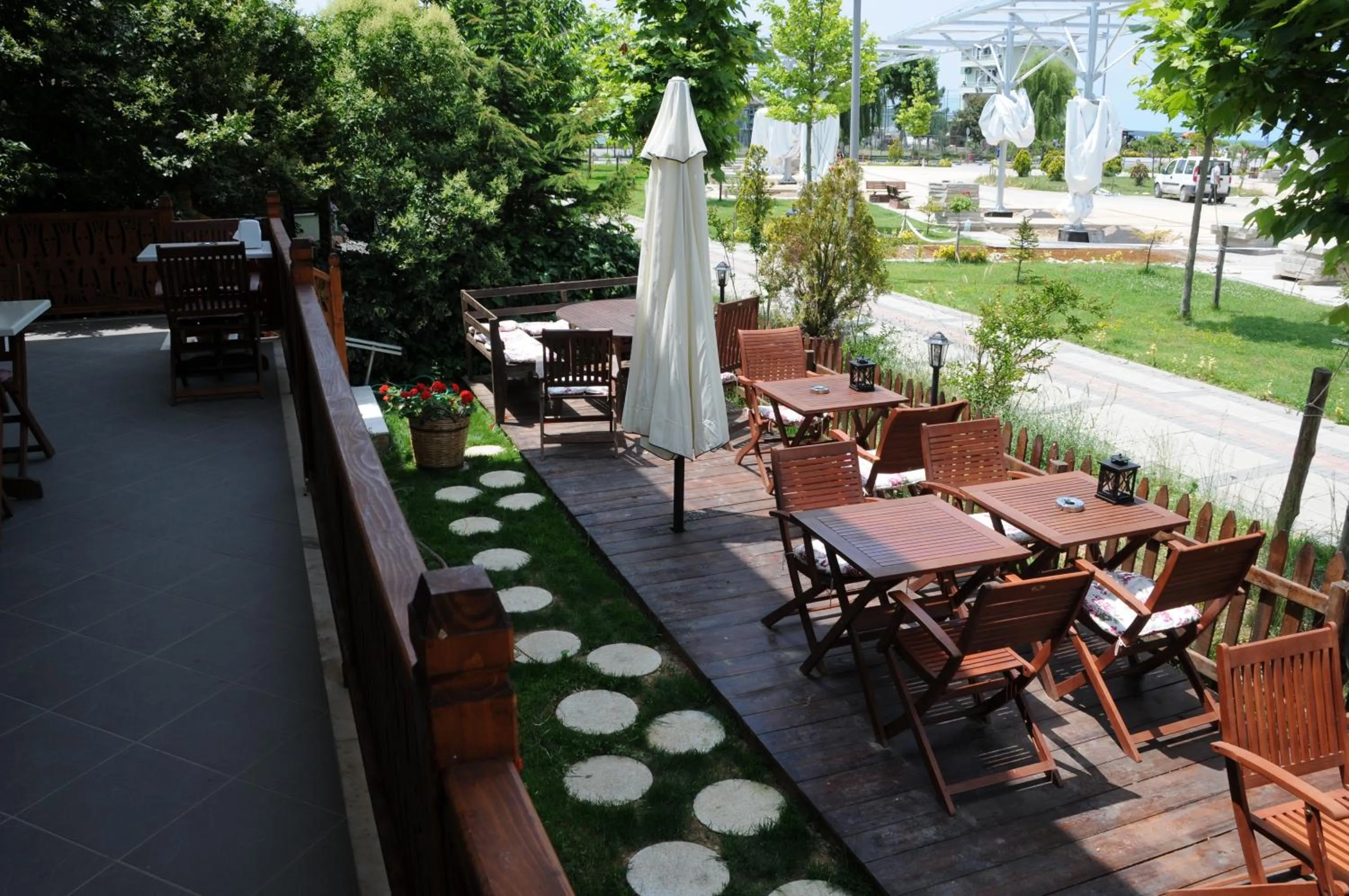 Balcony/Terrace in Ağva Piassa Otel