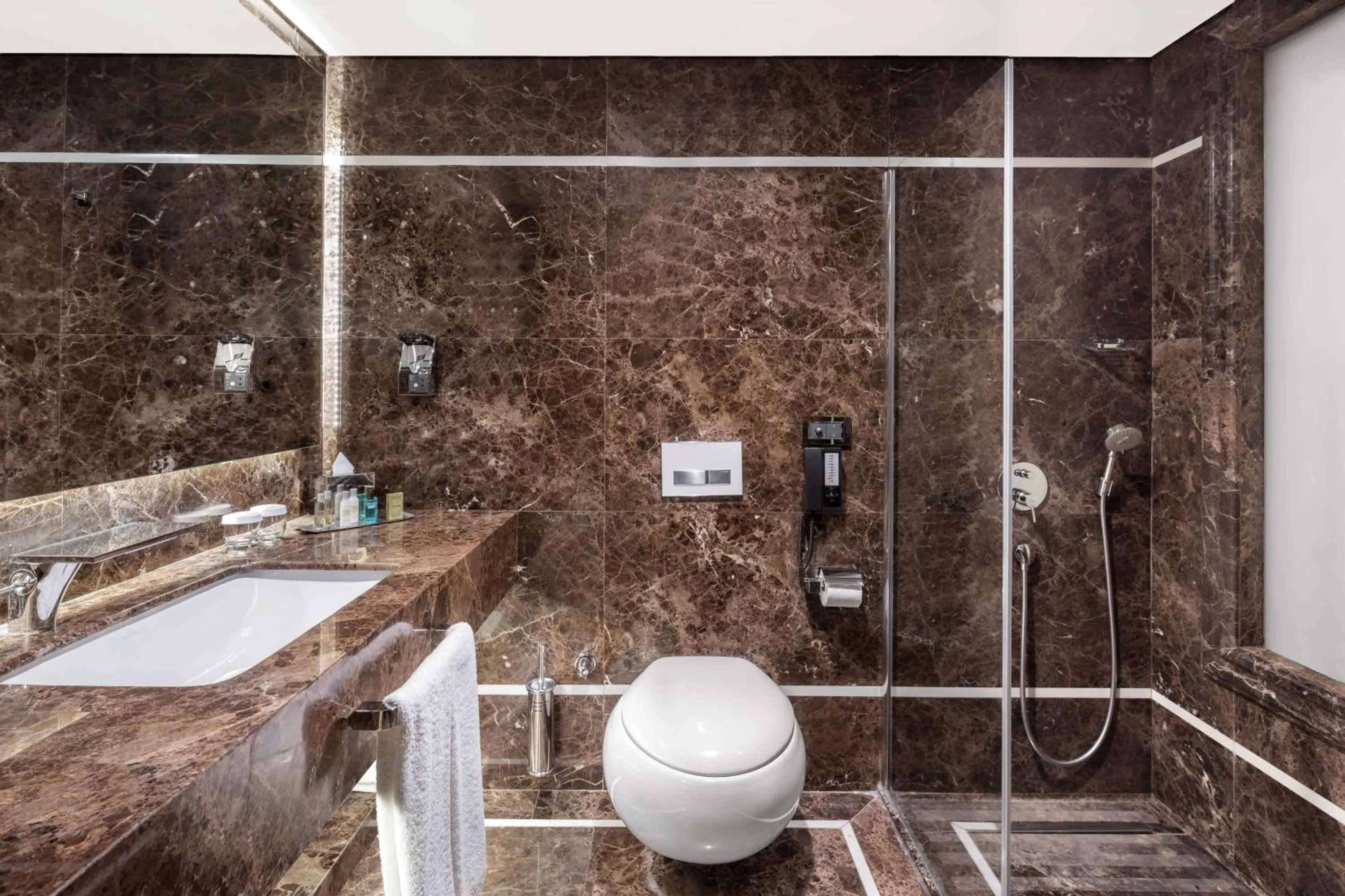 Bathroom in DoubleTree by Hilton Istanbul Gayrettepe