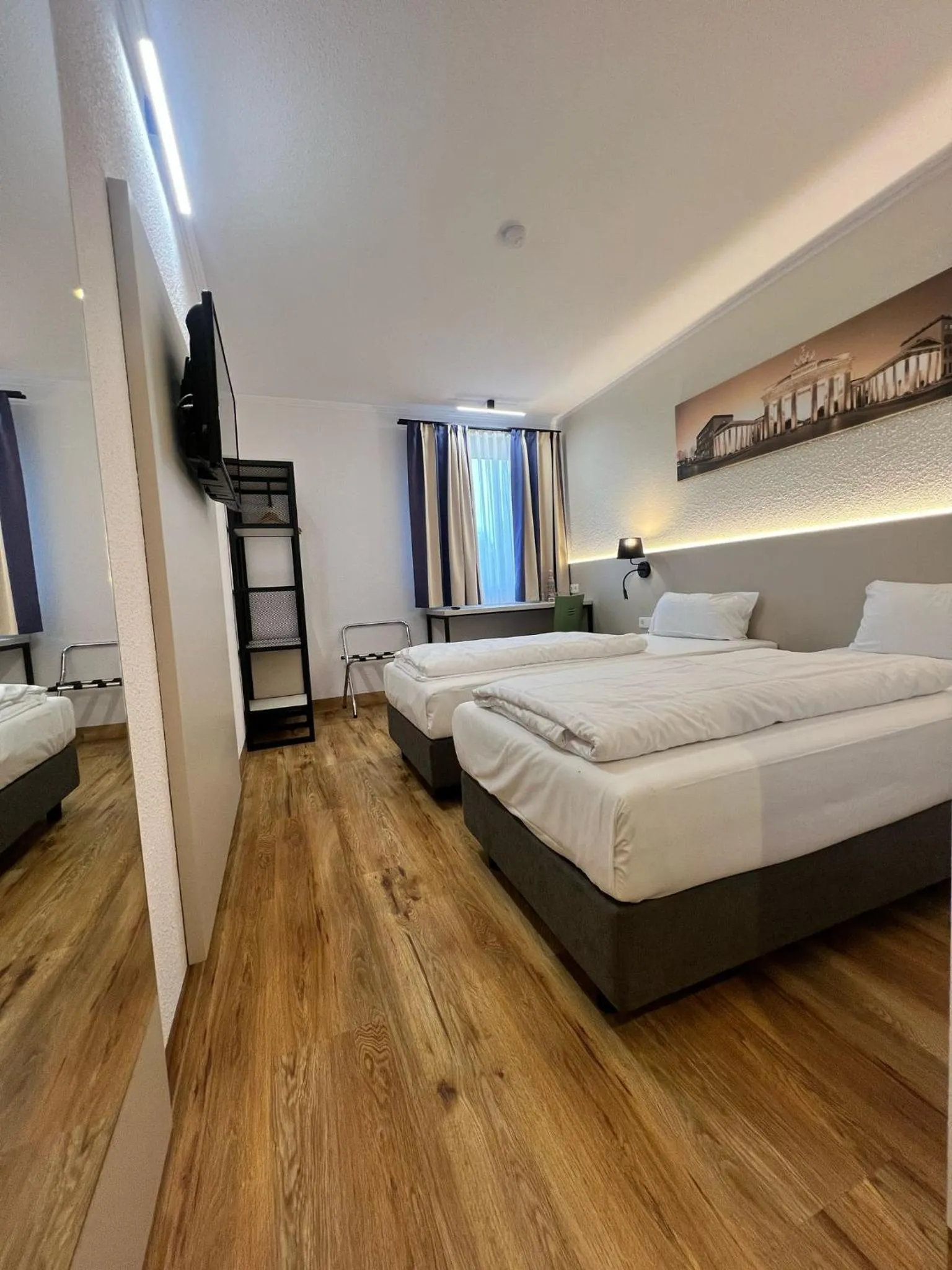 Bed in Plaza Inn Berlin Süd Ludwigsfelde