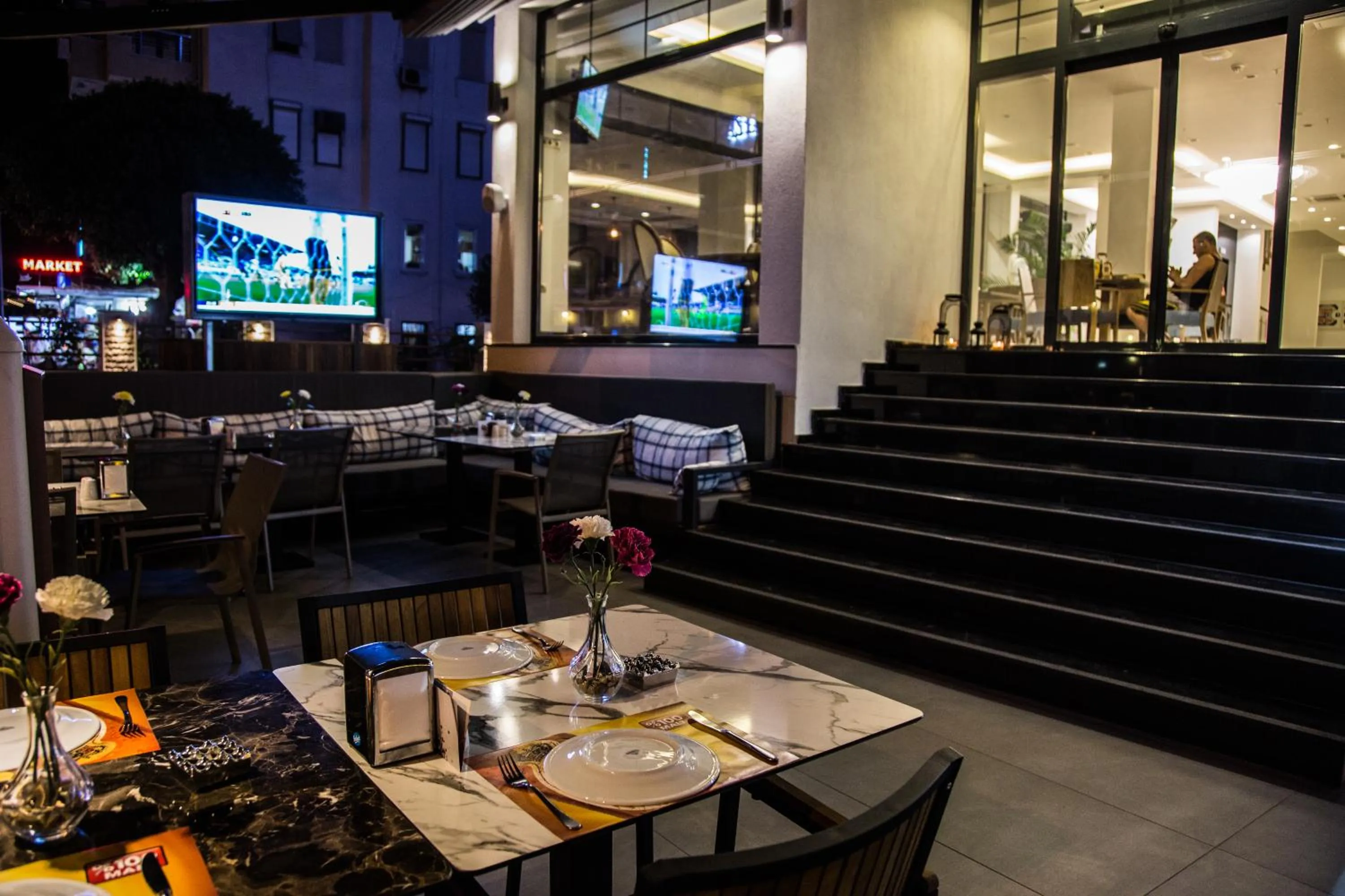 Lounge or bar in Asli Hotel