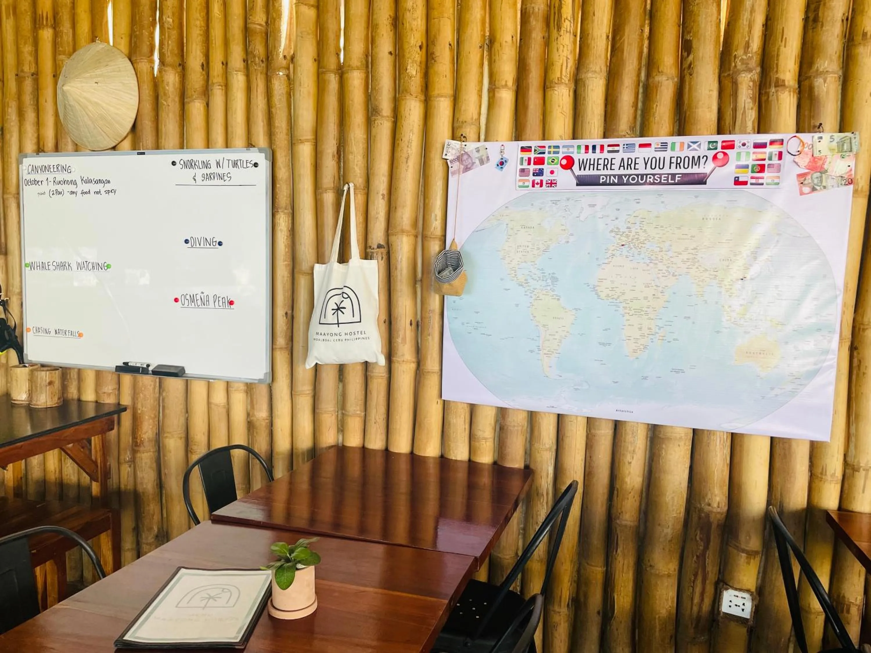 Restaurant/places to eat in MAAYONG HOSTEL