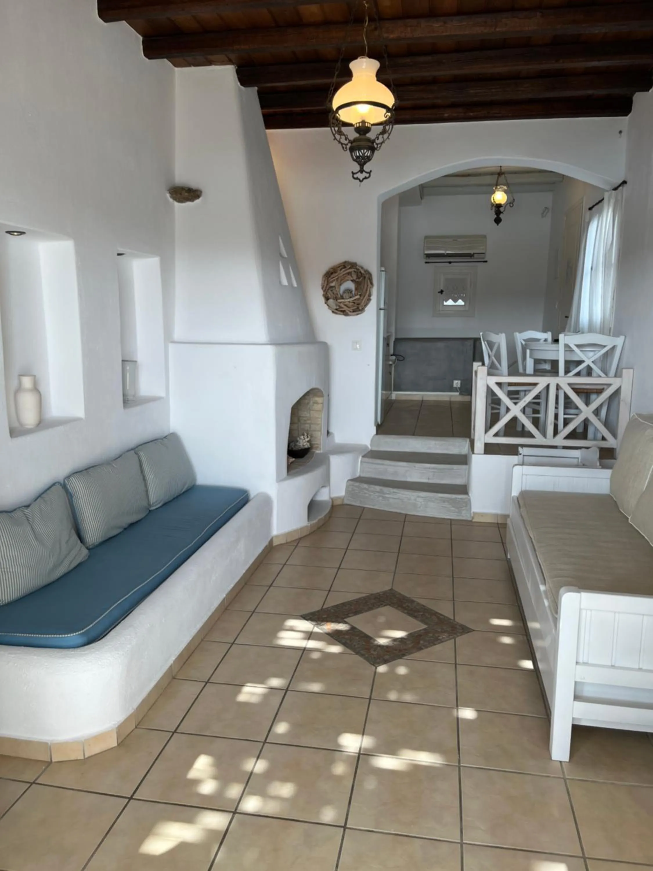 Bed in Navy Blue Suites