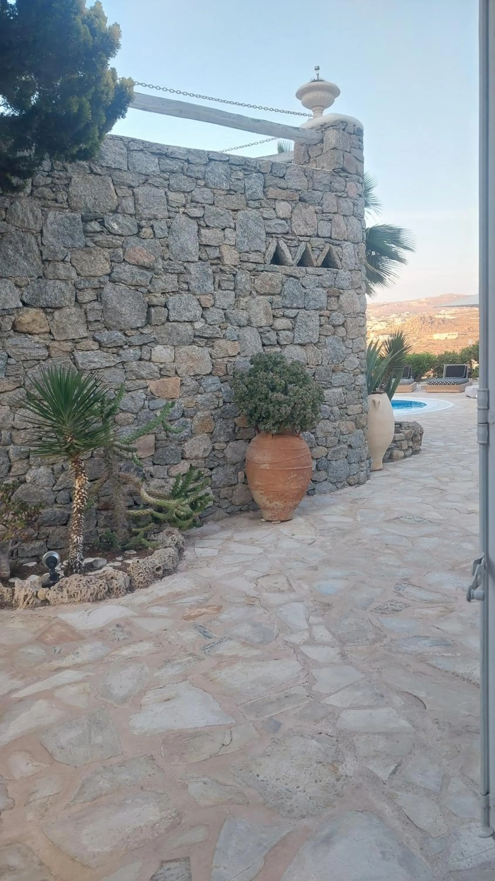 Pool view in Navy Blue Suites