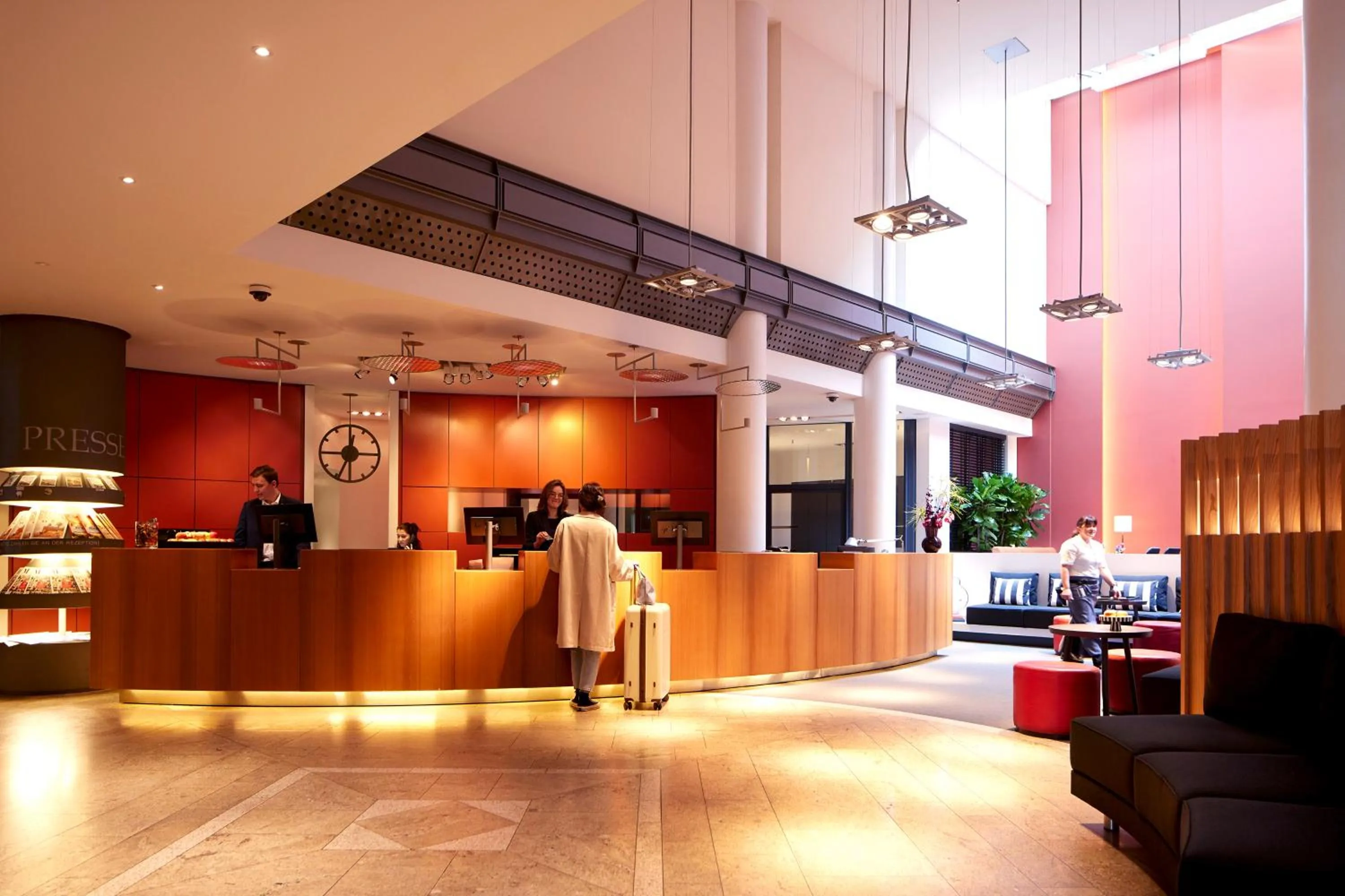 Lobby or reception in THE MADISON Hotel Hamburg