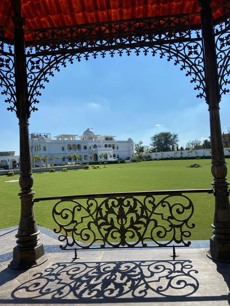 Garden view in Umaid Farm Resort- A Legancy Vintage Stay In Jaipur