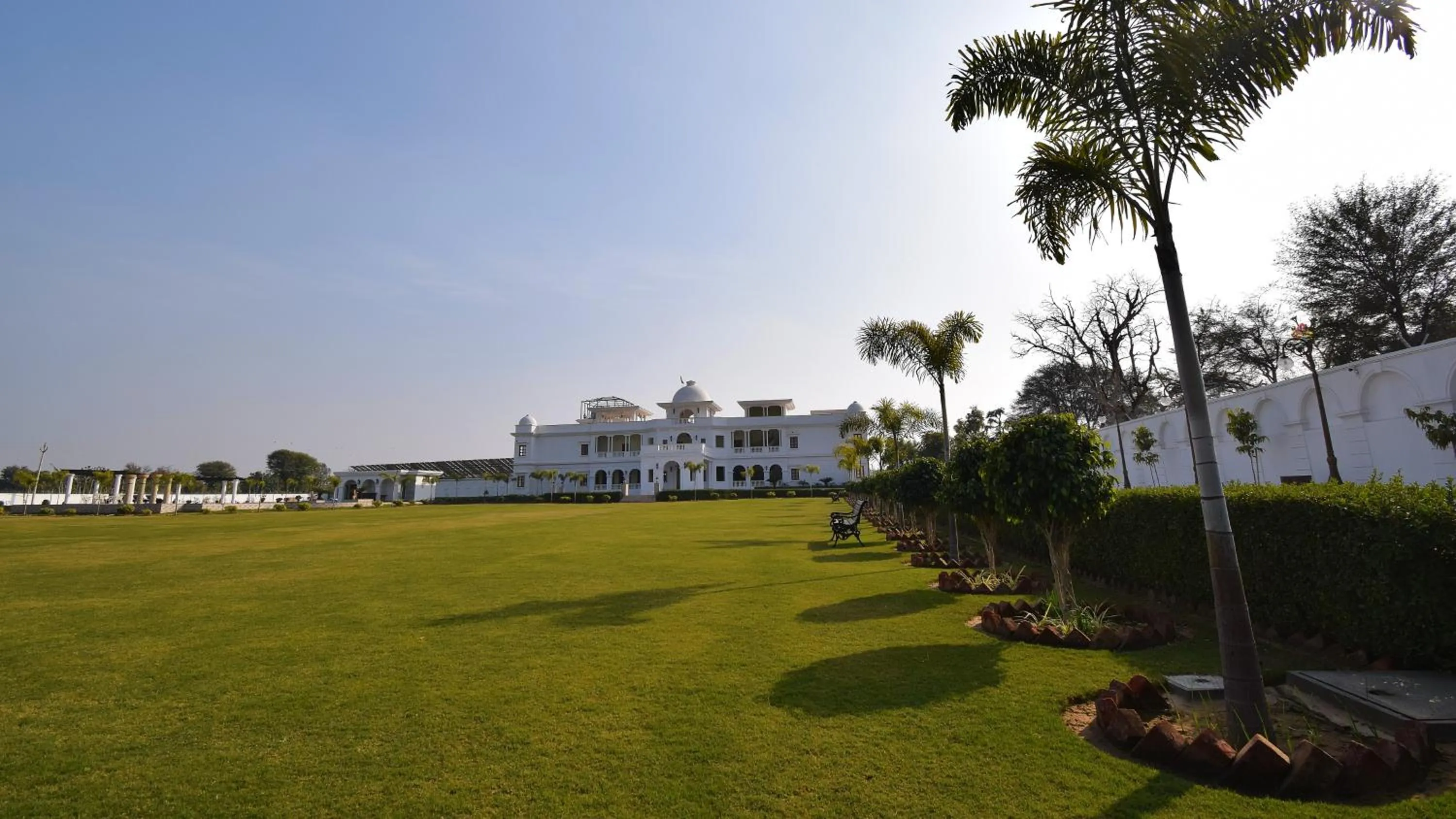 Garden in Umaid Farm Resort- A Legancy Vintage Stay In Jaipur