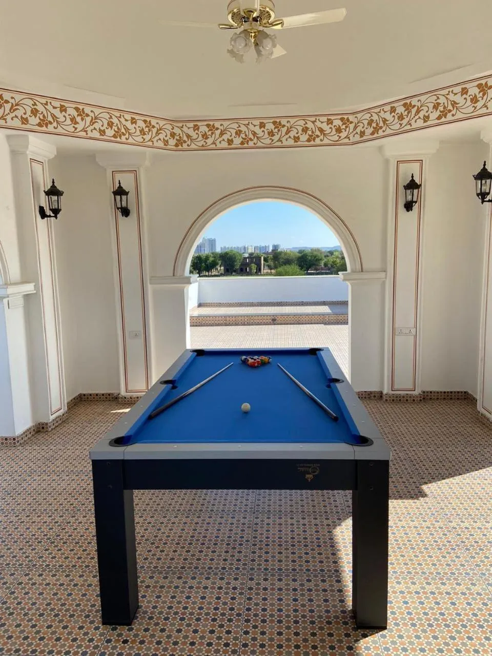 Billiard in Umaid Farm Resort- A Legancy Vintage Stay In Jaipur