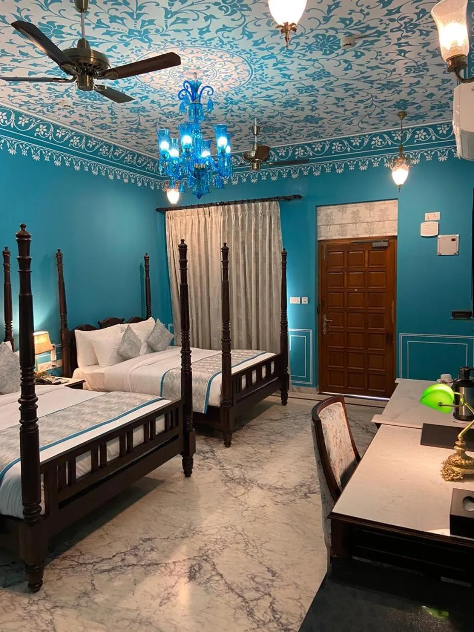 Photo of the whole room, Bed in Umaid Farm Resort- A Legancy Vintage Stay In Jaipur