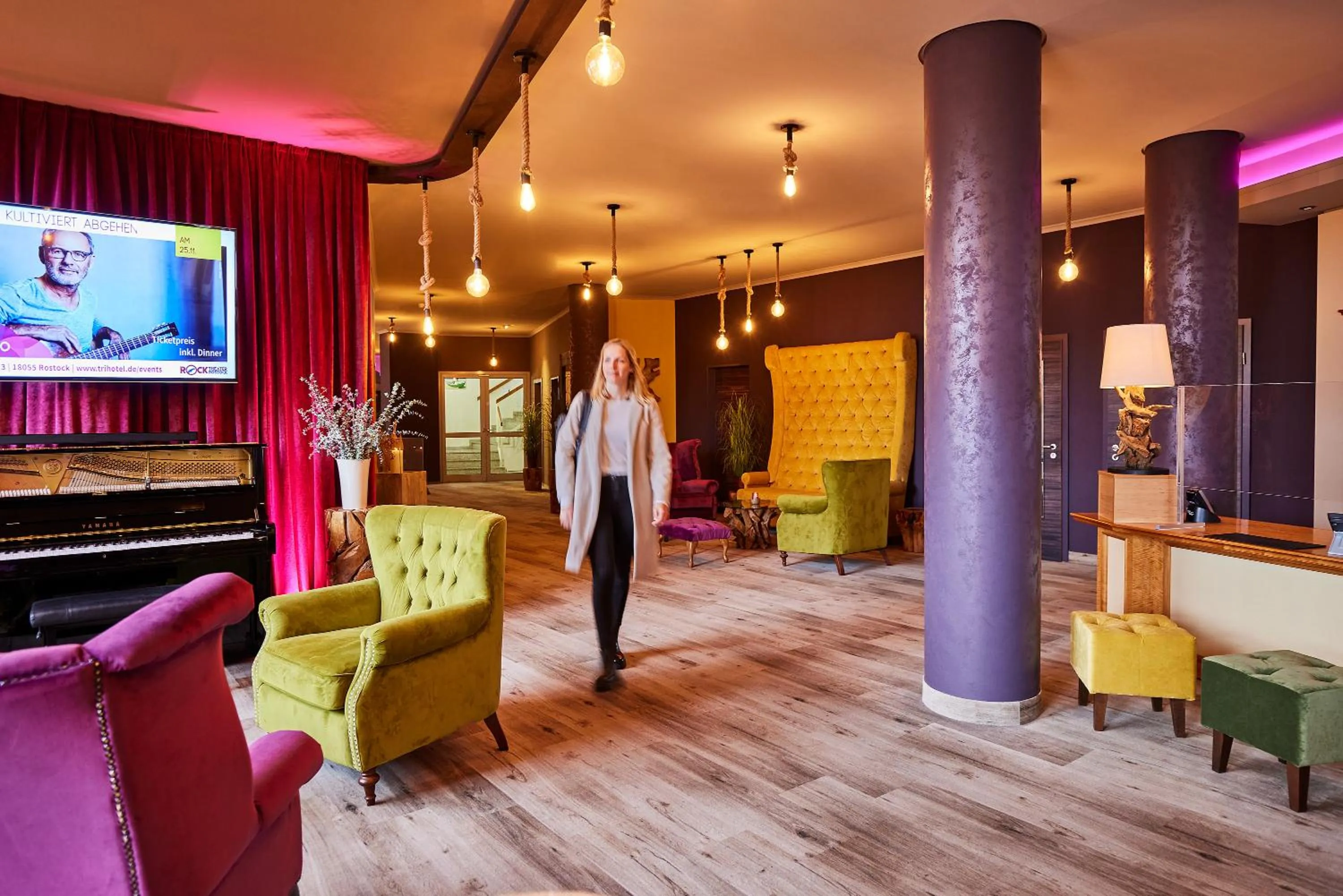 Lobby or reception in Trihotel Rostock - Wellnesshotel Adults Only