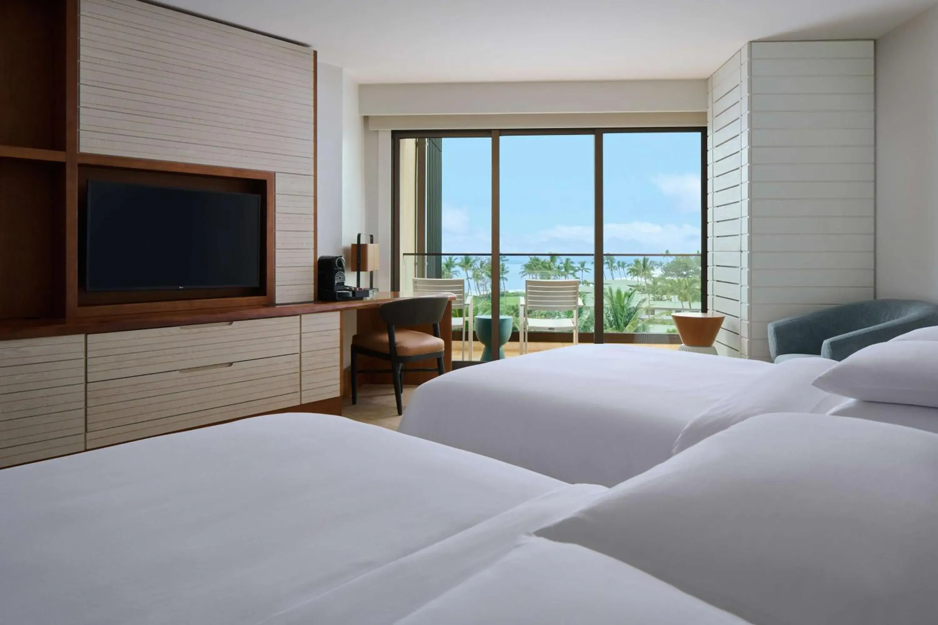 Queen Room with Two Queen Beds and Ocean View in Andaz Maui at Wailea Resort - A Concept by Hyatt Queen Room with Two Queen Beds and Ocean View in Andaz Maui at Wailea Resort - A Concept by Hyatt