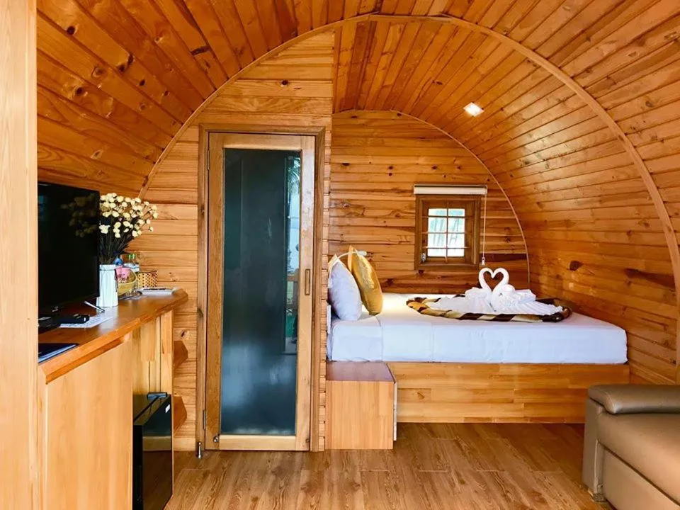 Bed in Seagate Bungalow Quy Nhon