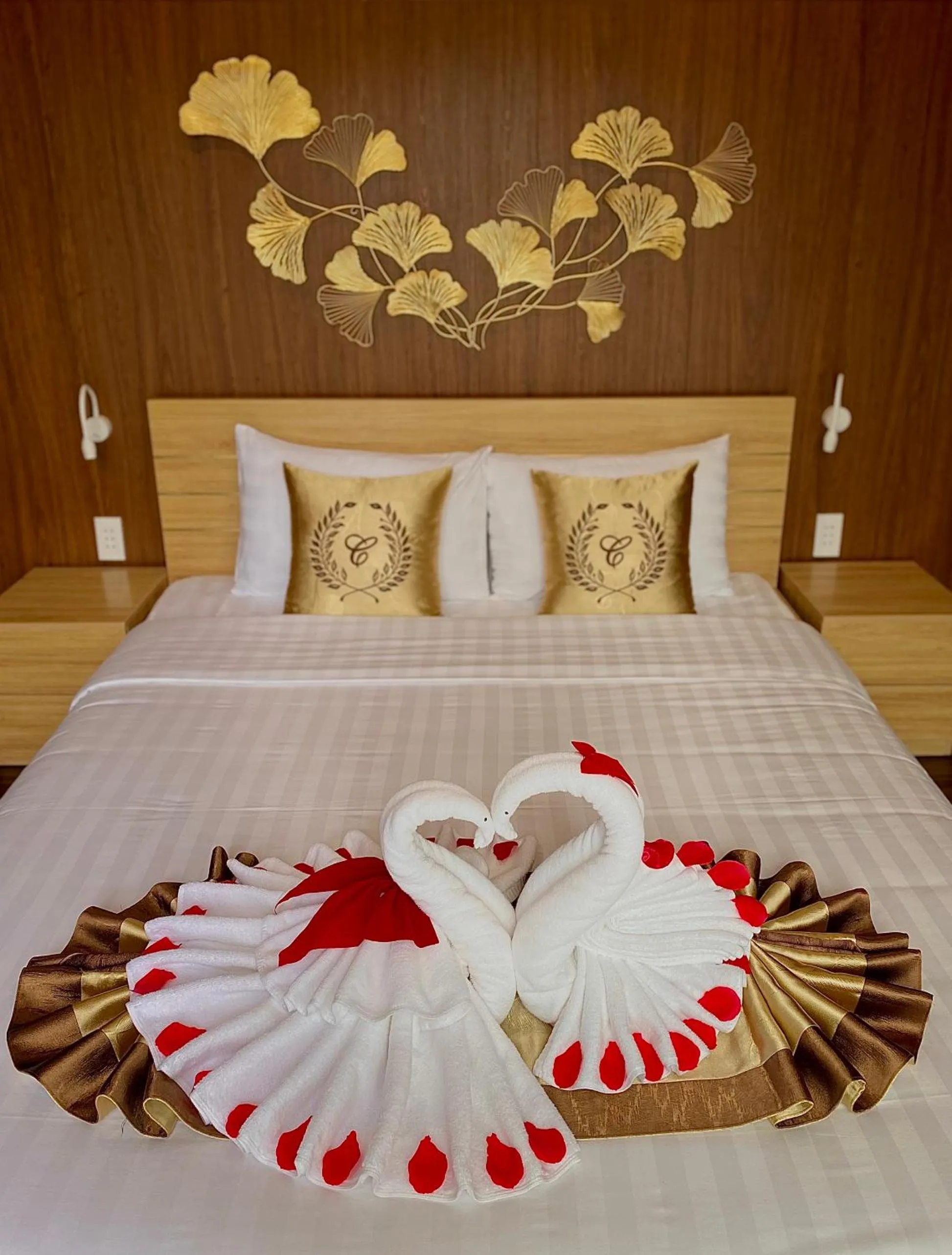 Bed in Seagate Bungalow Quy Nhon
