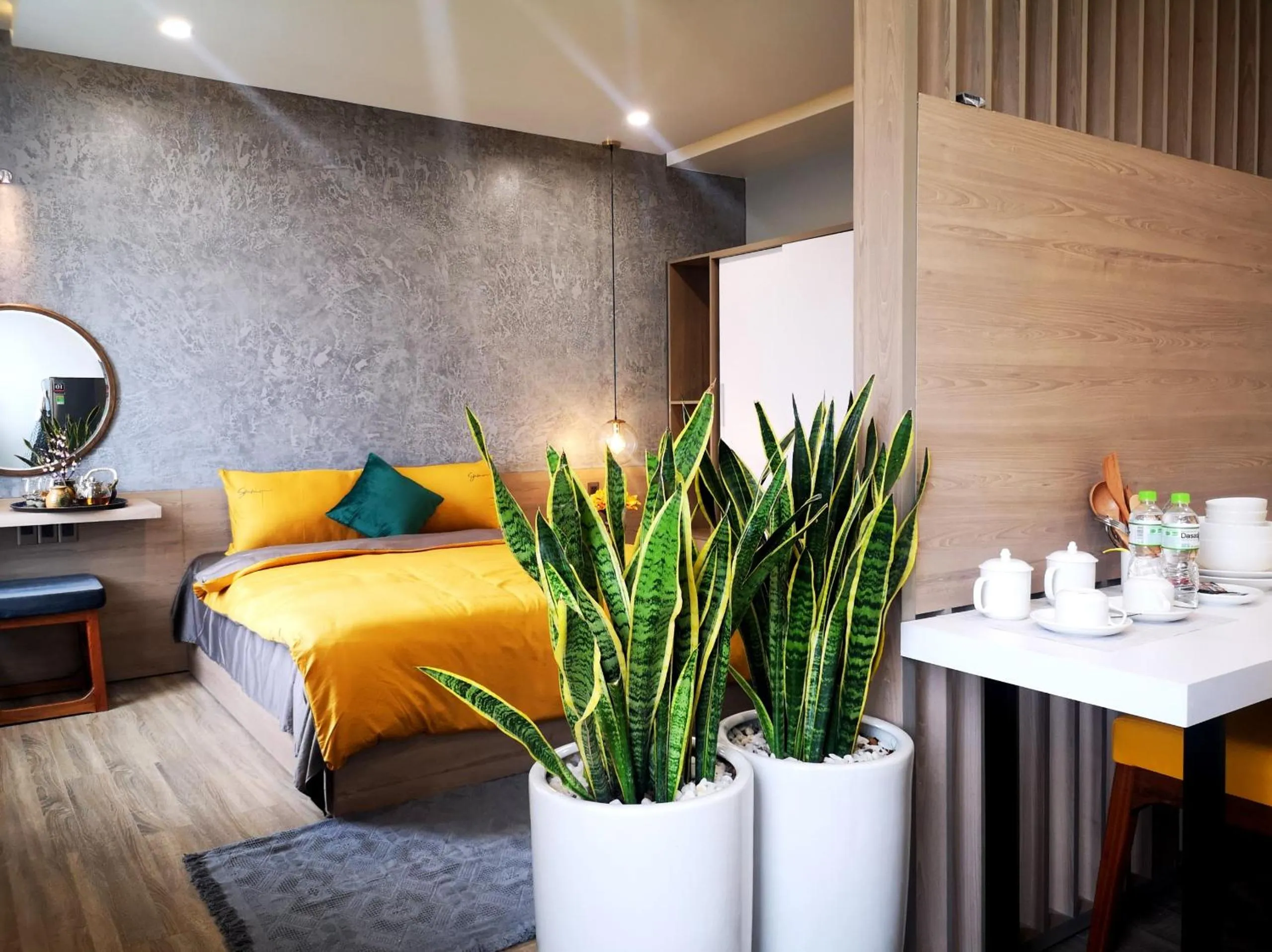 Bed in Hue Crown Boutique best hotel