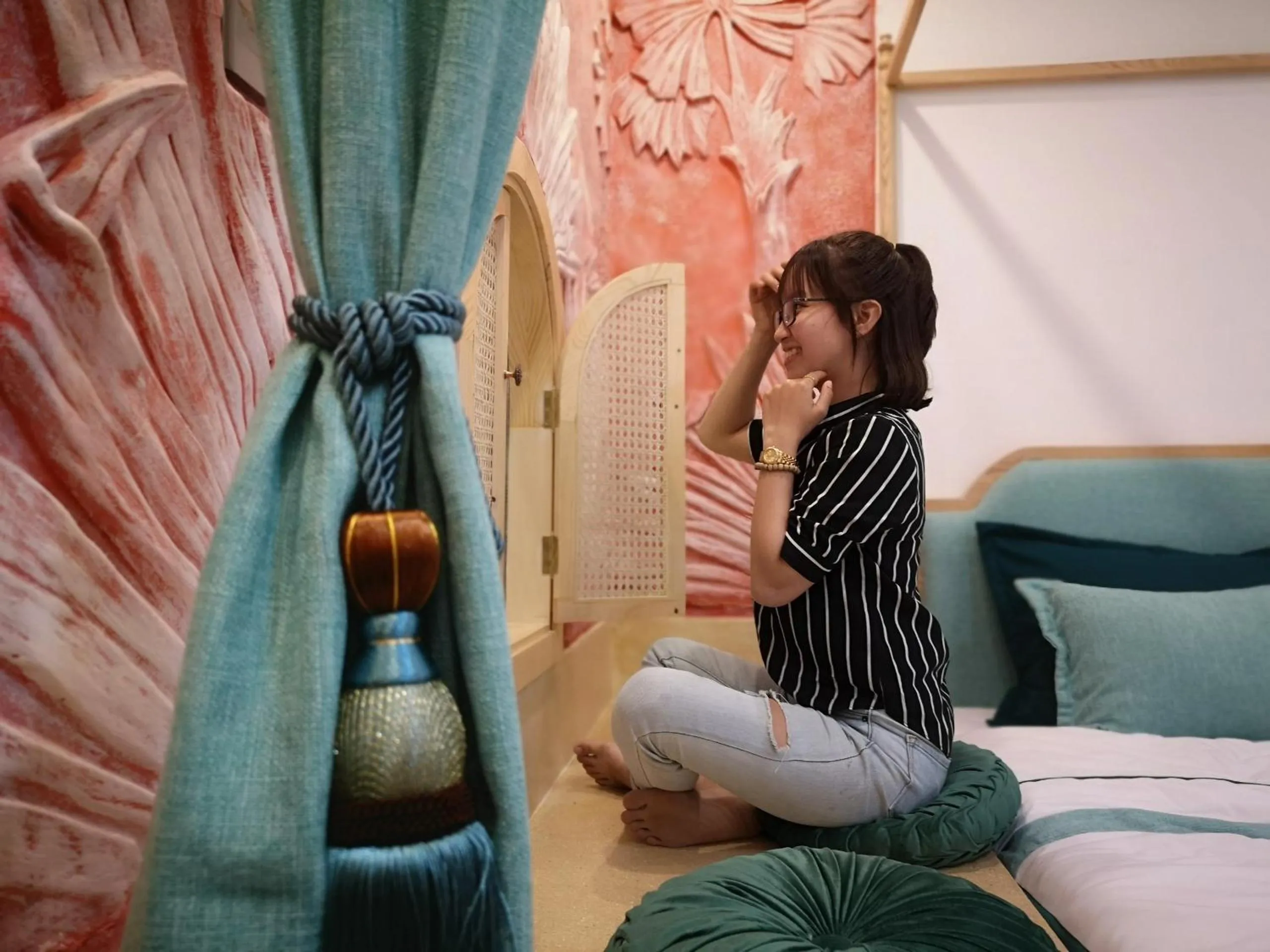 Bed in Hue Crown Boutique best hotel