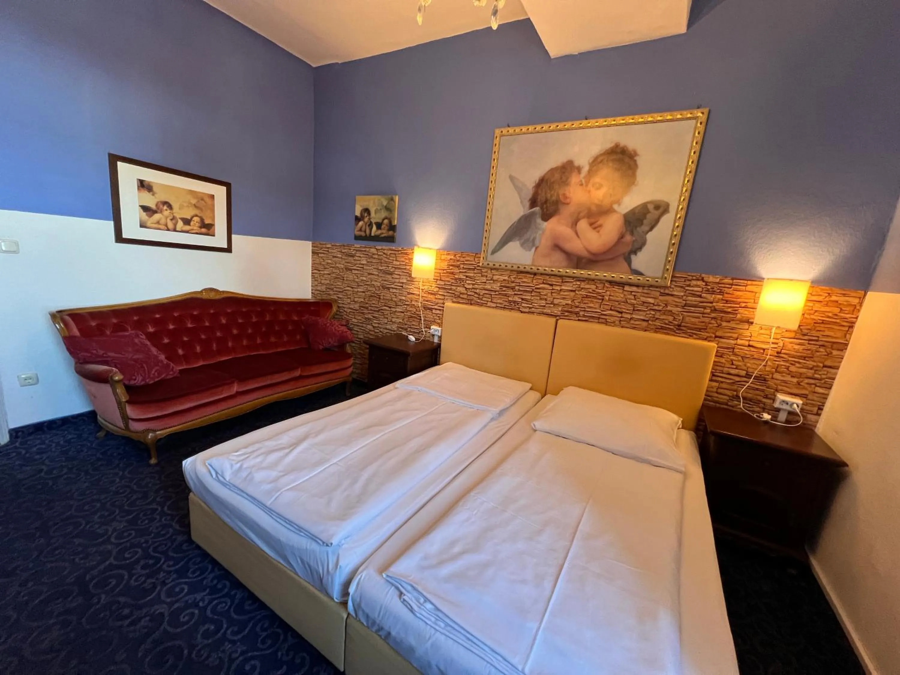 Bed in Hotel Galleria