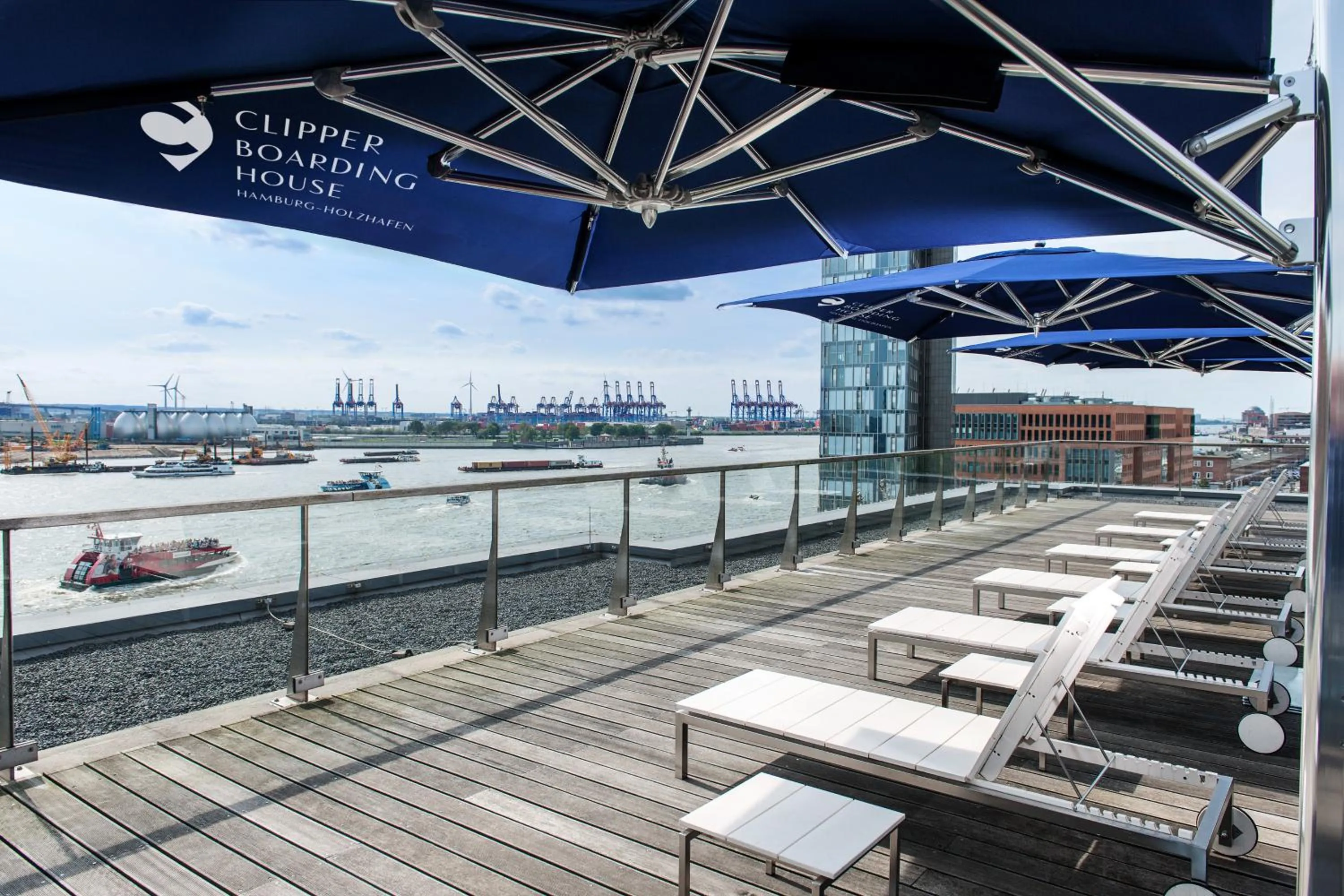 Balcony/Terrace in Clipper Boardinghouse - Hamburg-Holzhafen