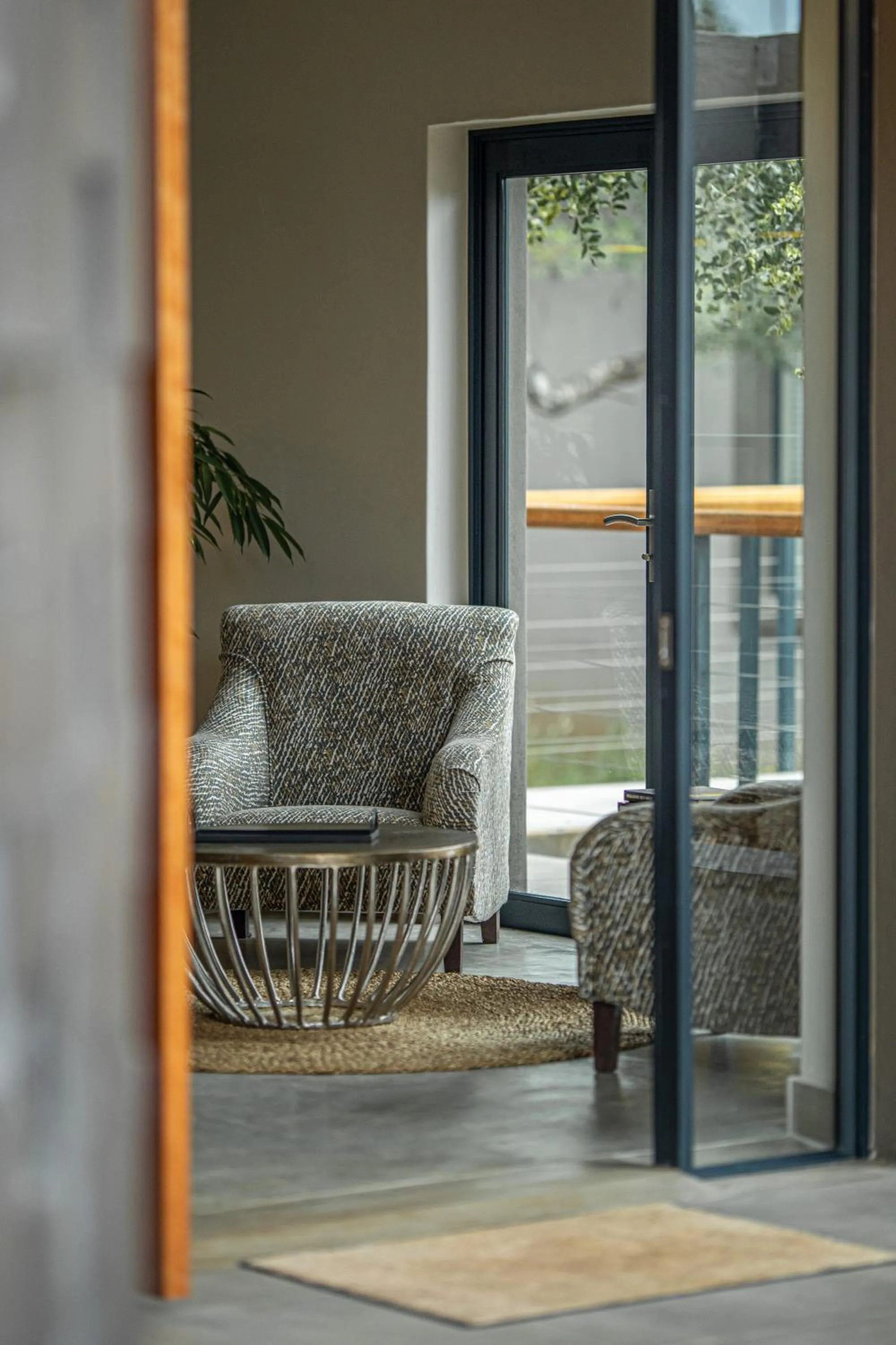 Seating area in Little Kubu Lodge
