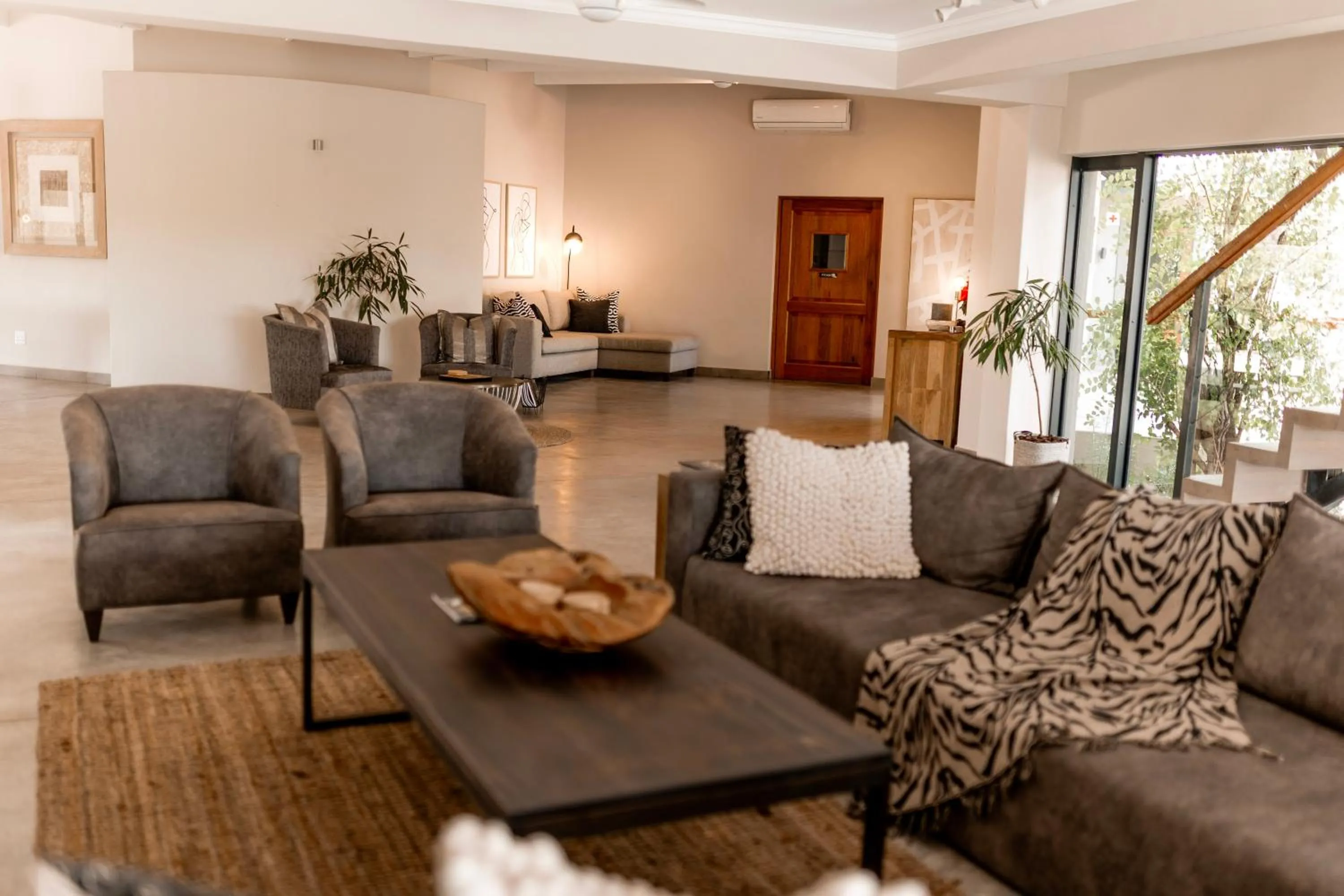 Seating area in Little Kubu Lodge