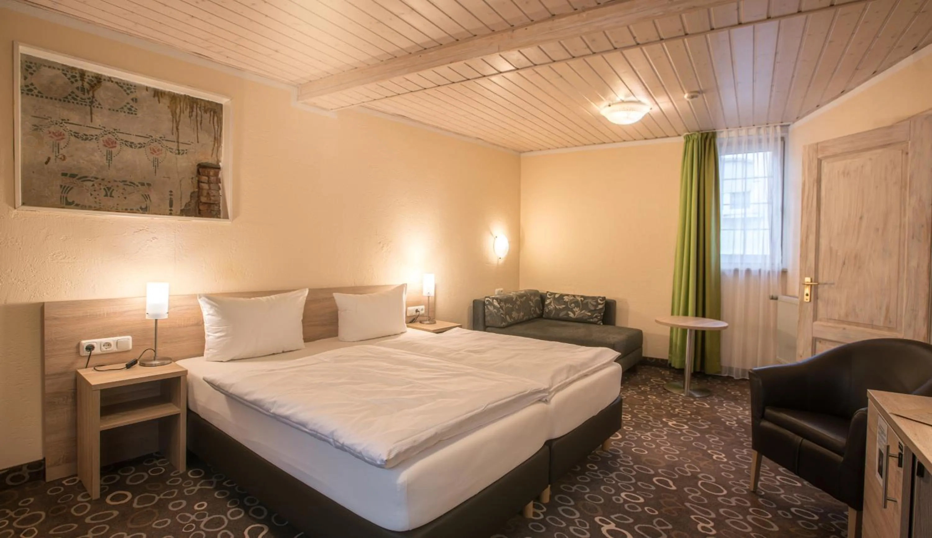 Bed in Hotel Wilder Mann