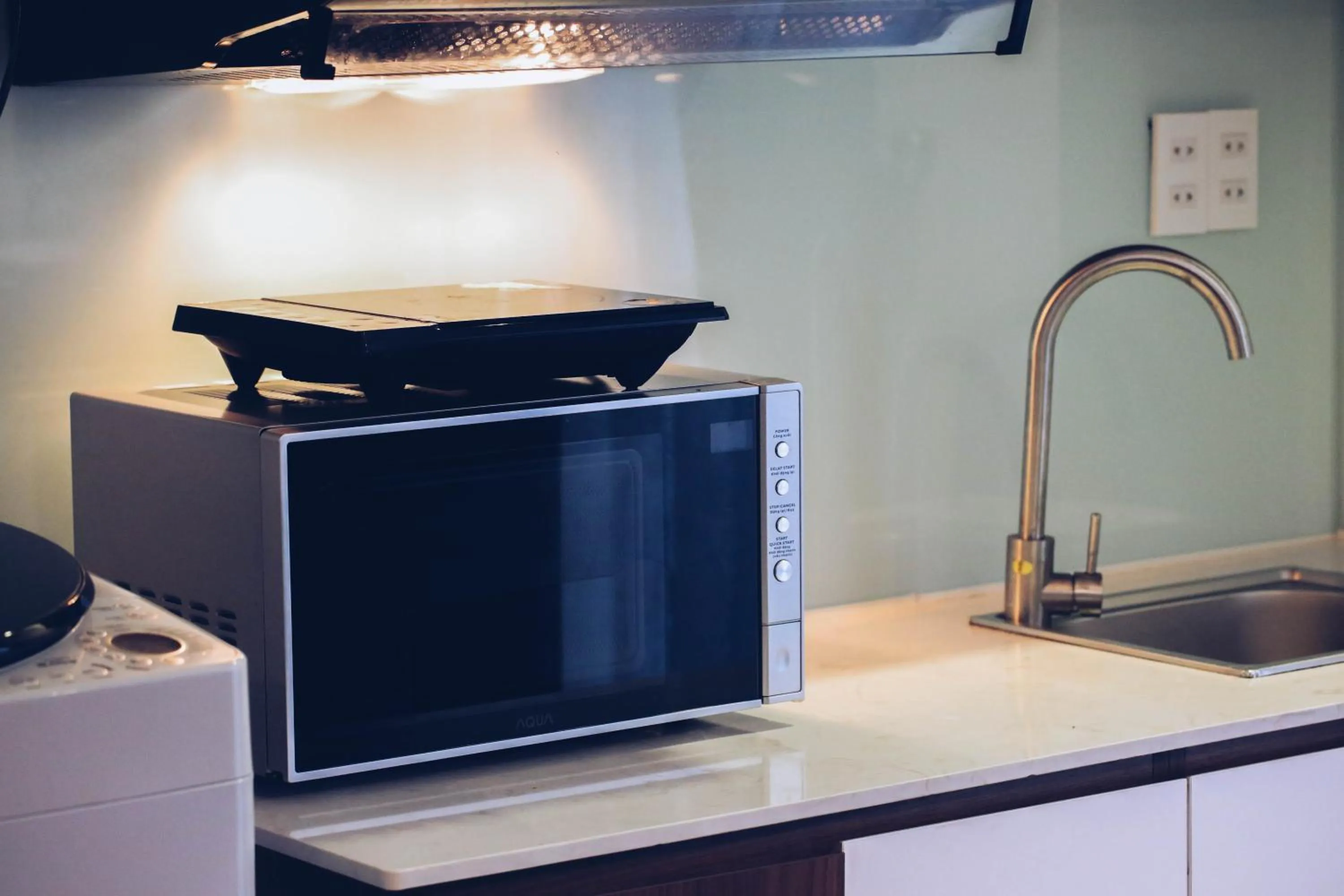 Kitchen or kitchenette in TTR Studio Apart Hotel