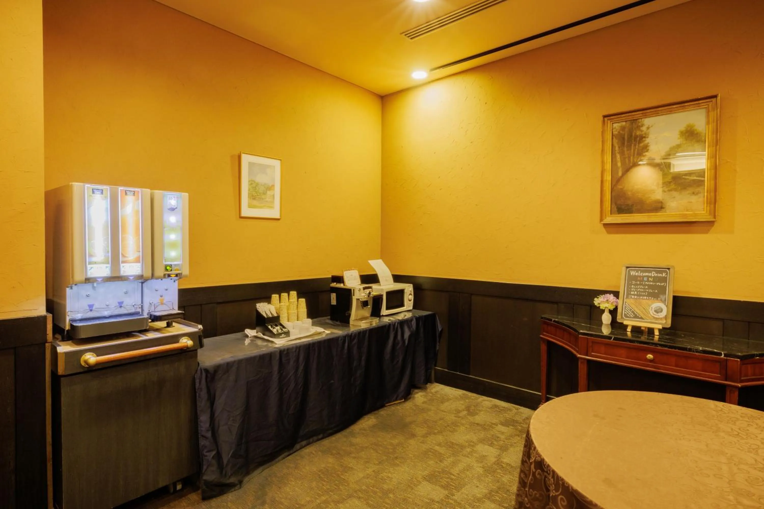 Drinks in Hotel Monte Hermana Sendai