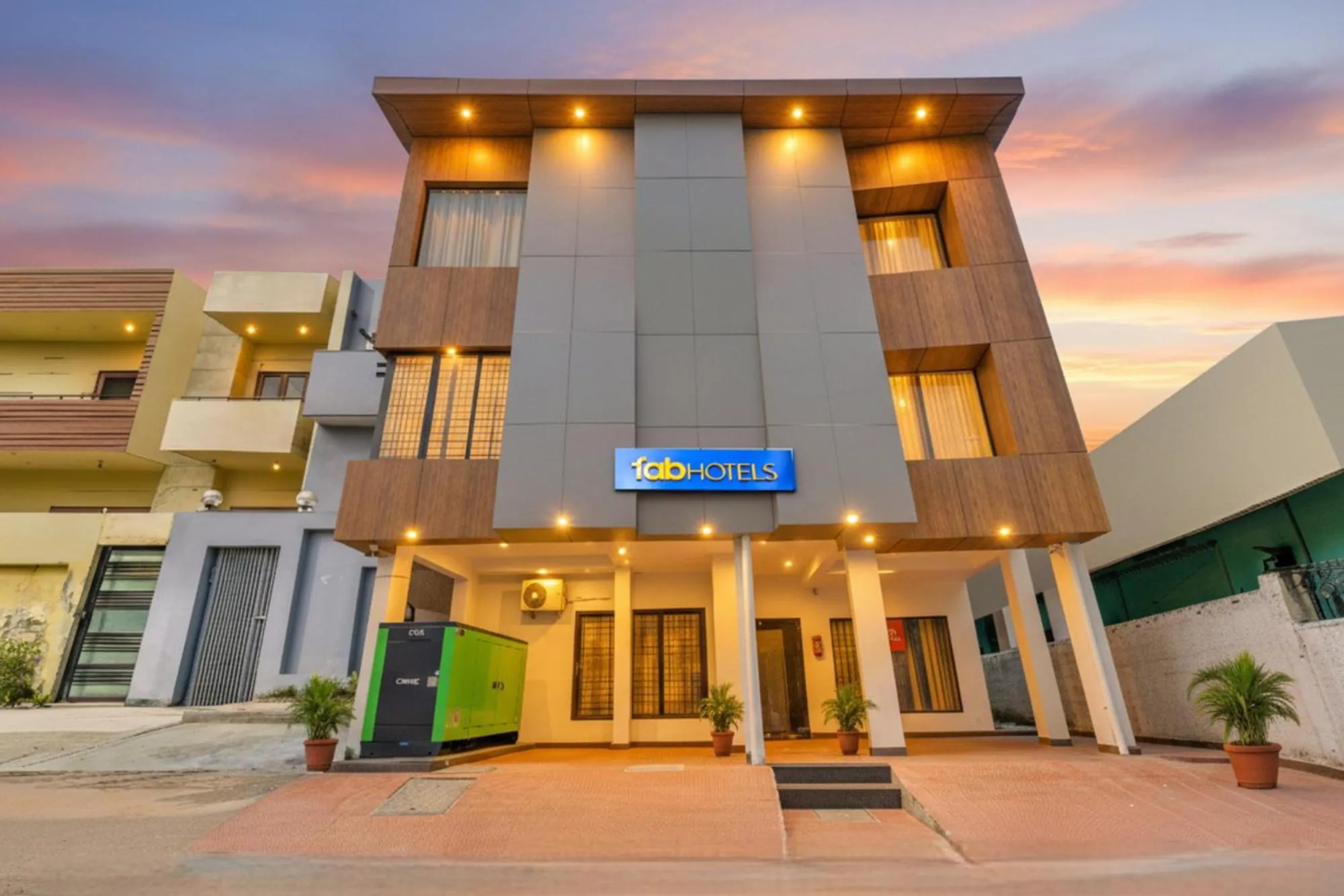 Property building in FabHotel PAS Residency - Nr Marina Beach