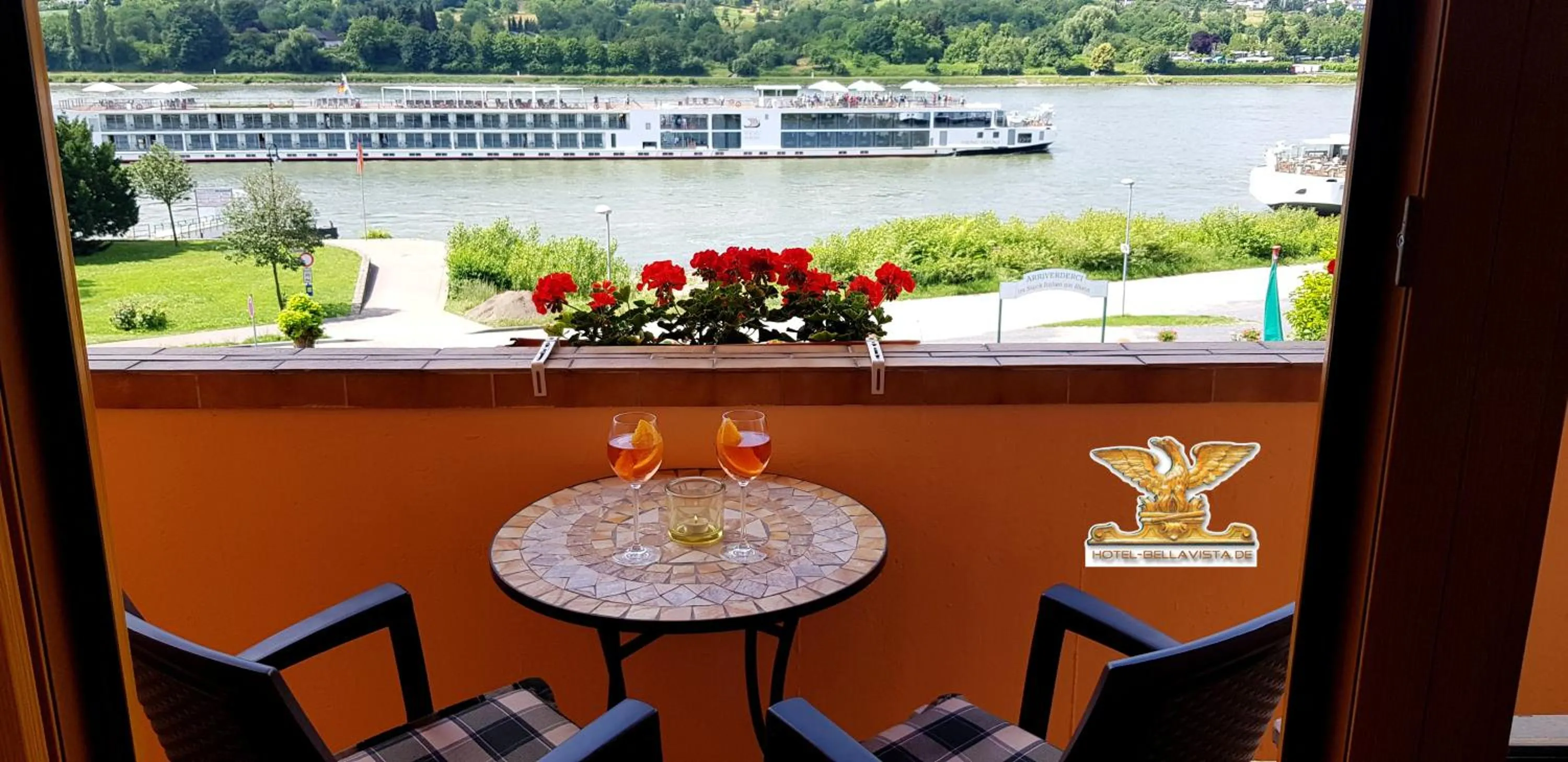 River view in Rheinhotel Bellavista